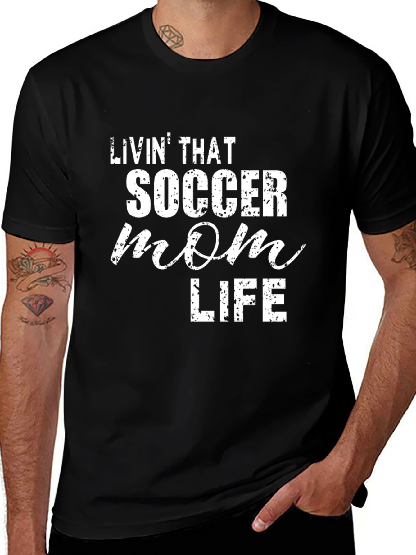 Soccer Mom Life T-Shirt - Black Graphic Tee