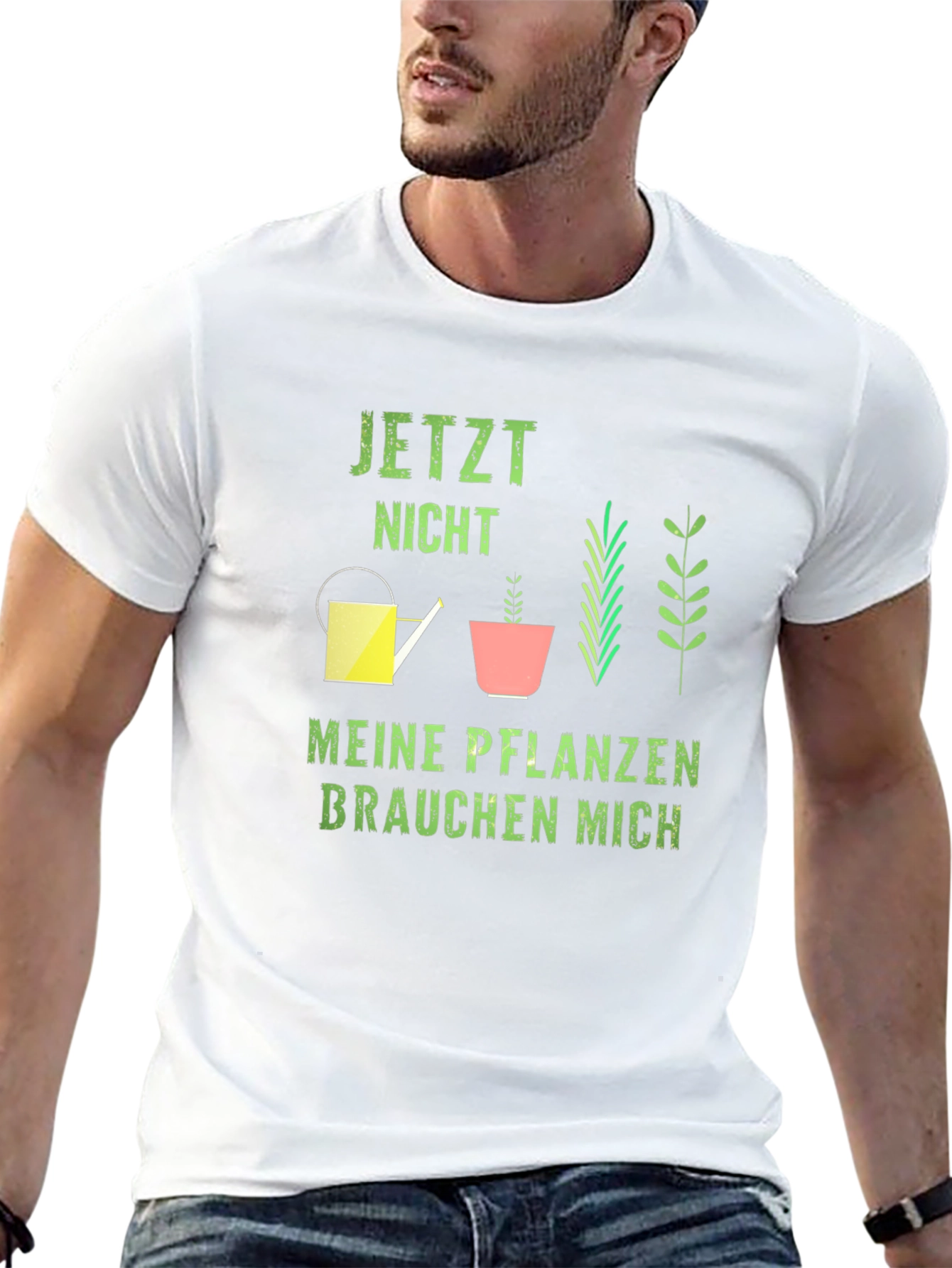 Plant Lover Graphic Tee - Meine Pflanzen Brauchen Mich