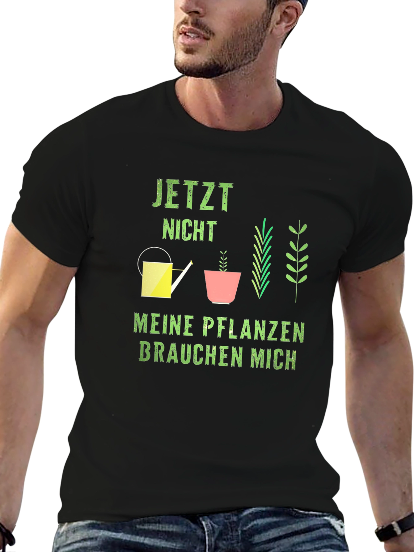 Plant Lover Graphic Tee - Meine Pflanzen Brauchen Mich