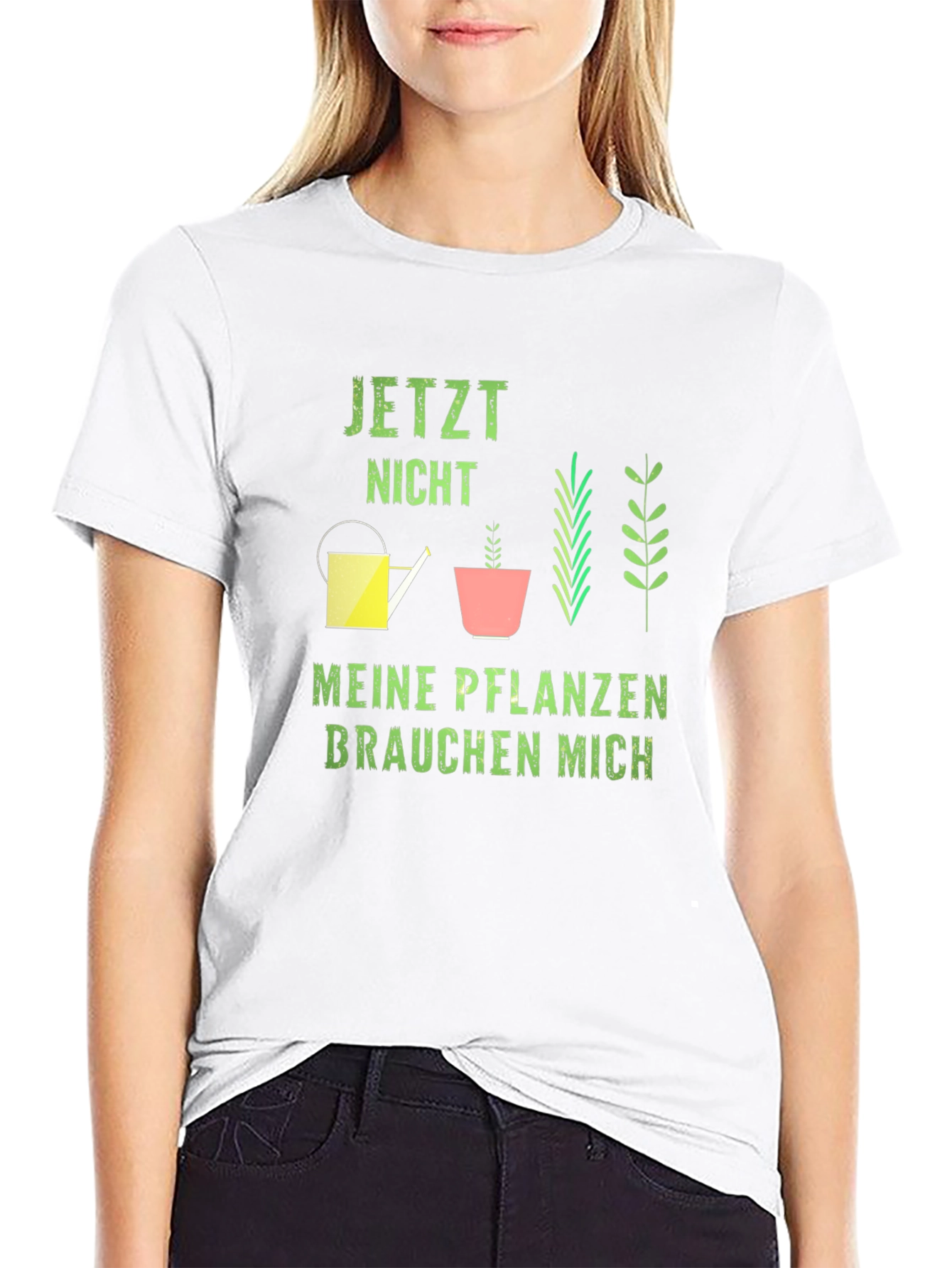 Plant Lover Graphic Tee - Meine Pflanzen Brauchen Mich