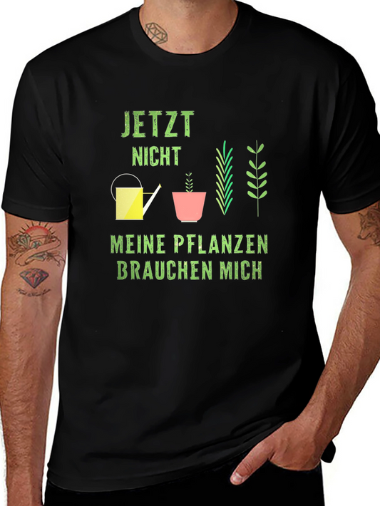 Plant Lover Graphic Tee - Meine Pflanzen Brauchen Mich