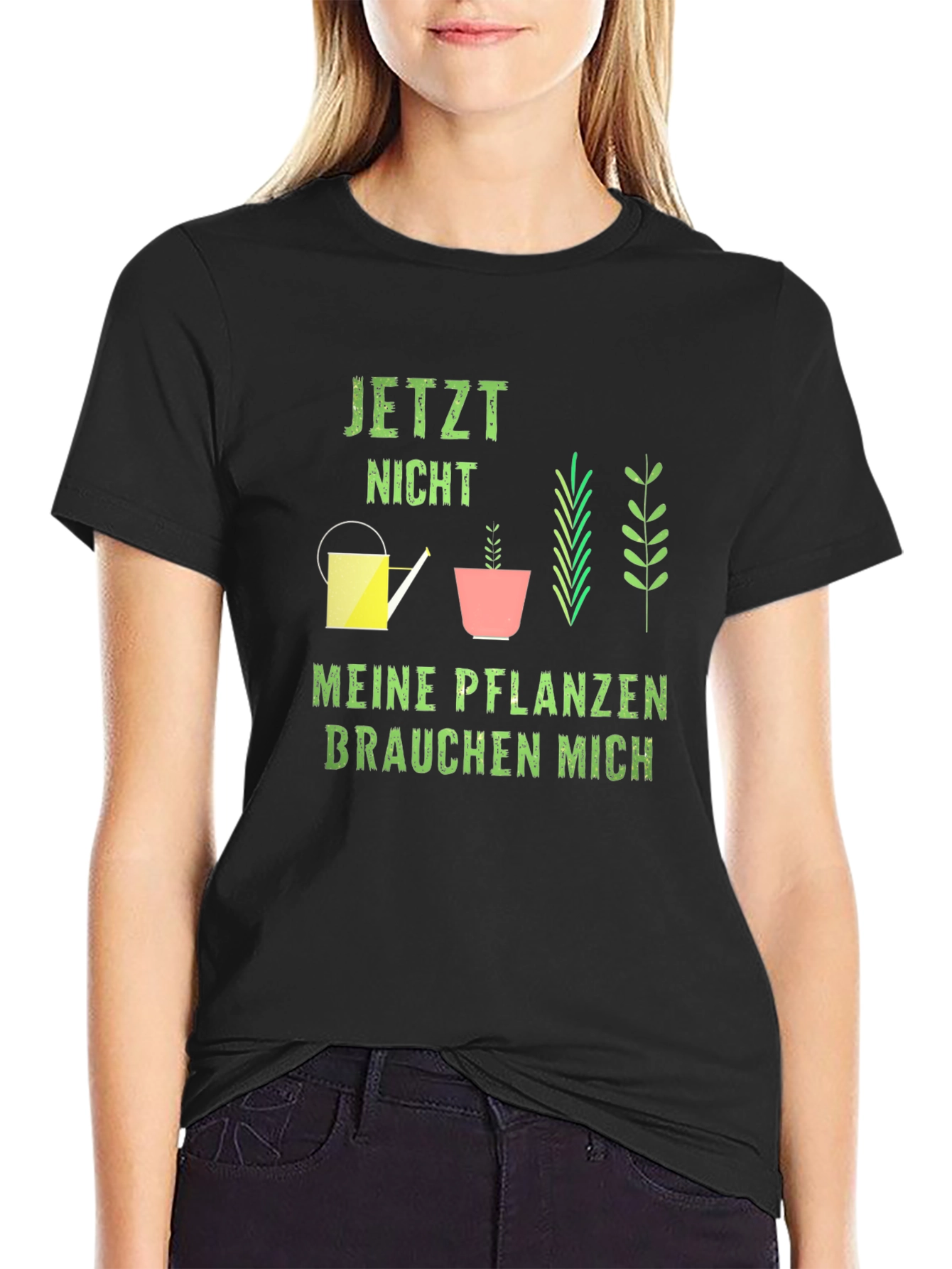 Plant Lover Graphic Tee - Meine Pflanzen Brauchen Mich