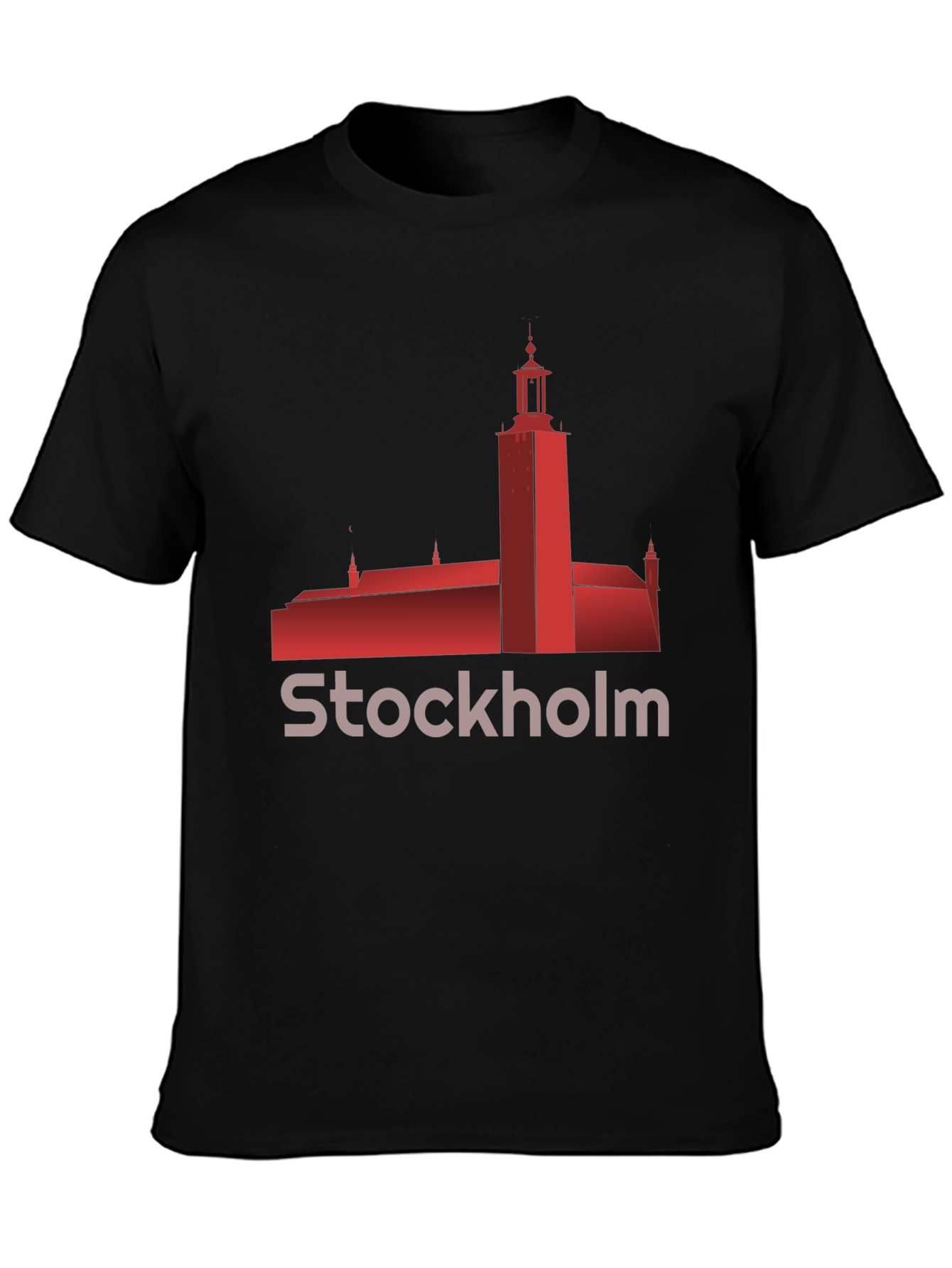 Stockholm City Hall Building Graphic T-Shirt