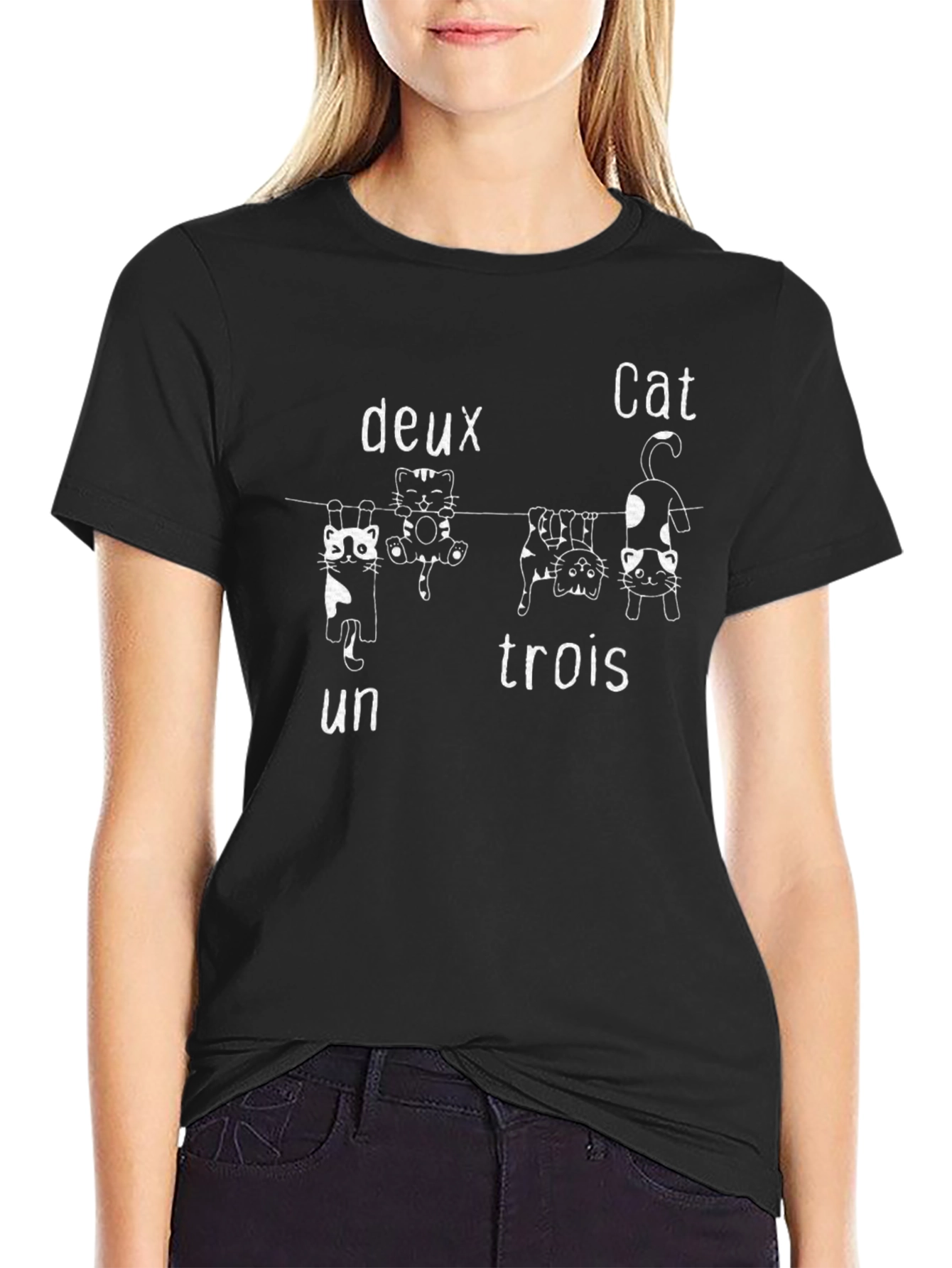 Funny Hanging Cats T-Shirt