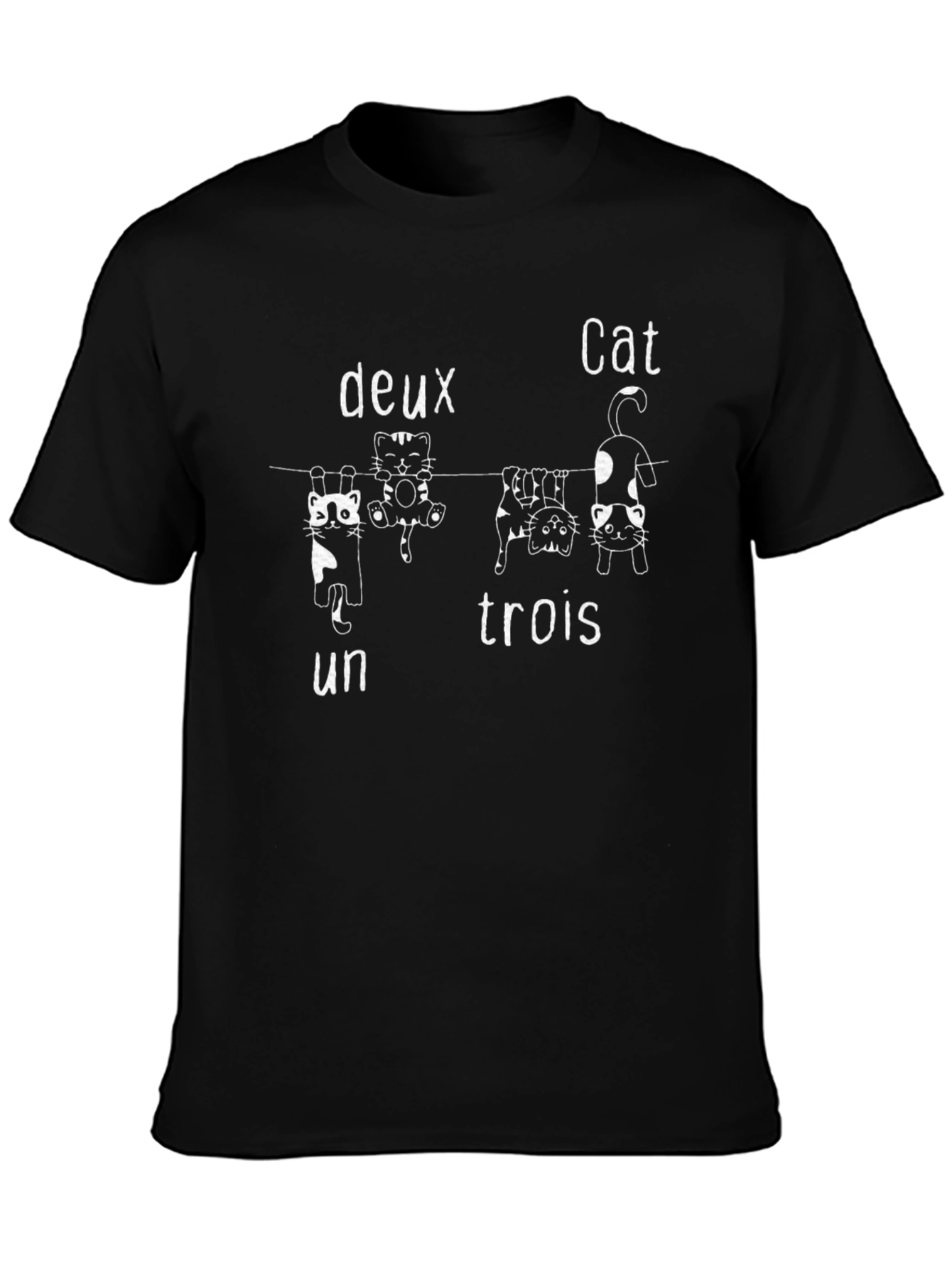 Funny Hanging Cats T-Shirt