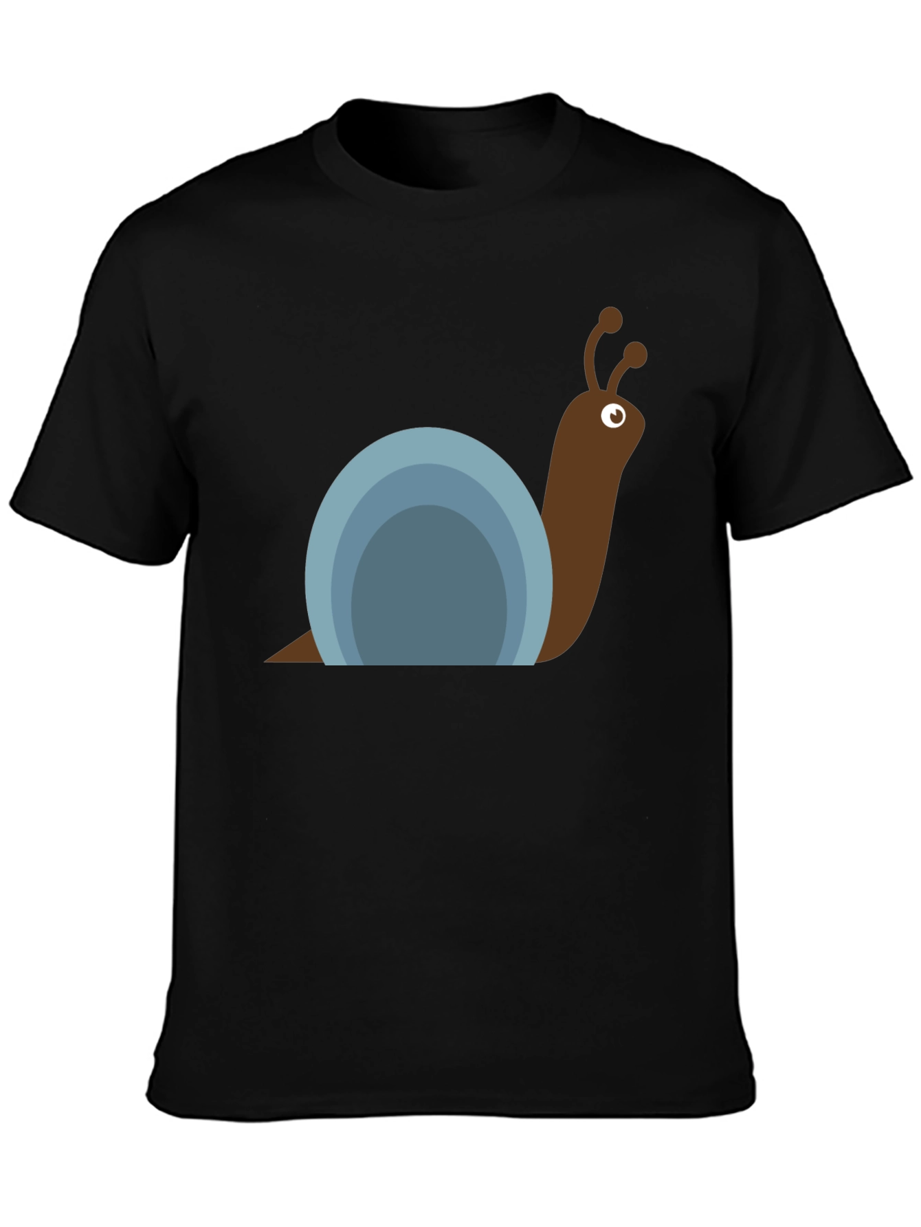 Snail Graphic Tee - Casual Cotton T-Shirt