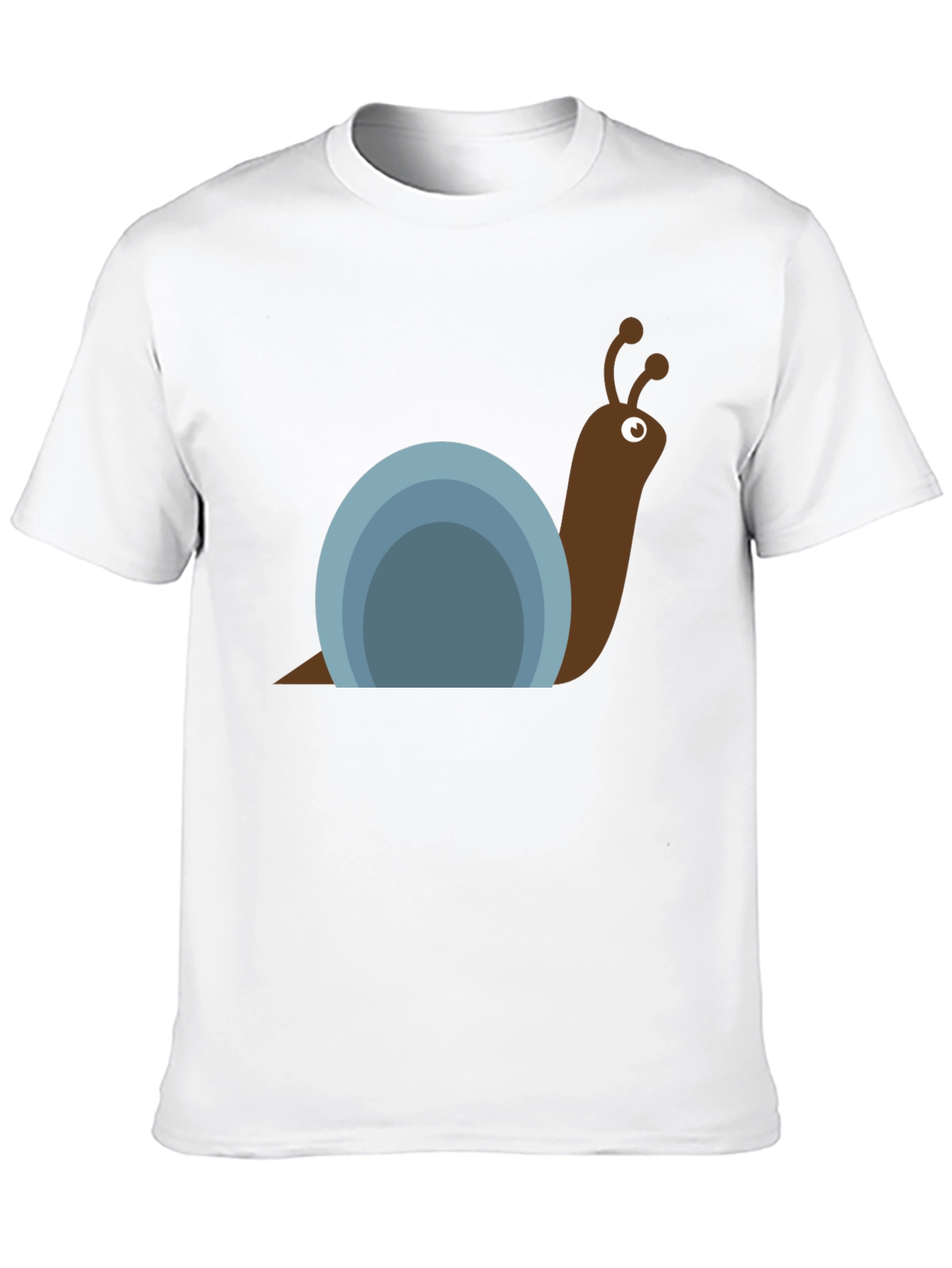 Snail Graphic Tee - Casual Cotton T-Shirt