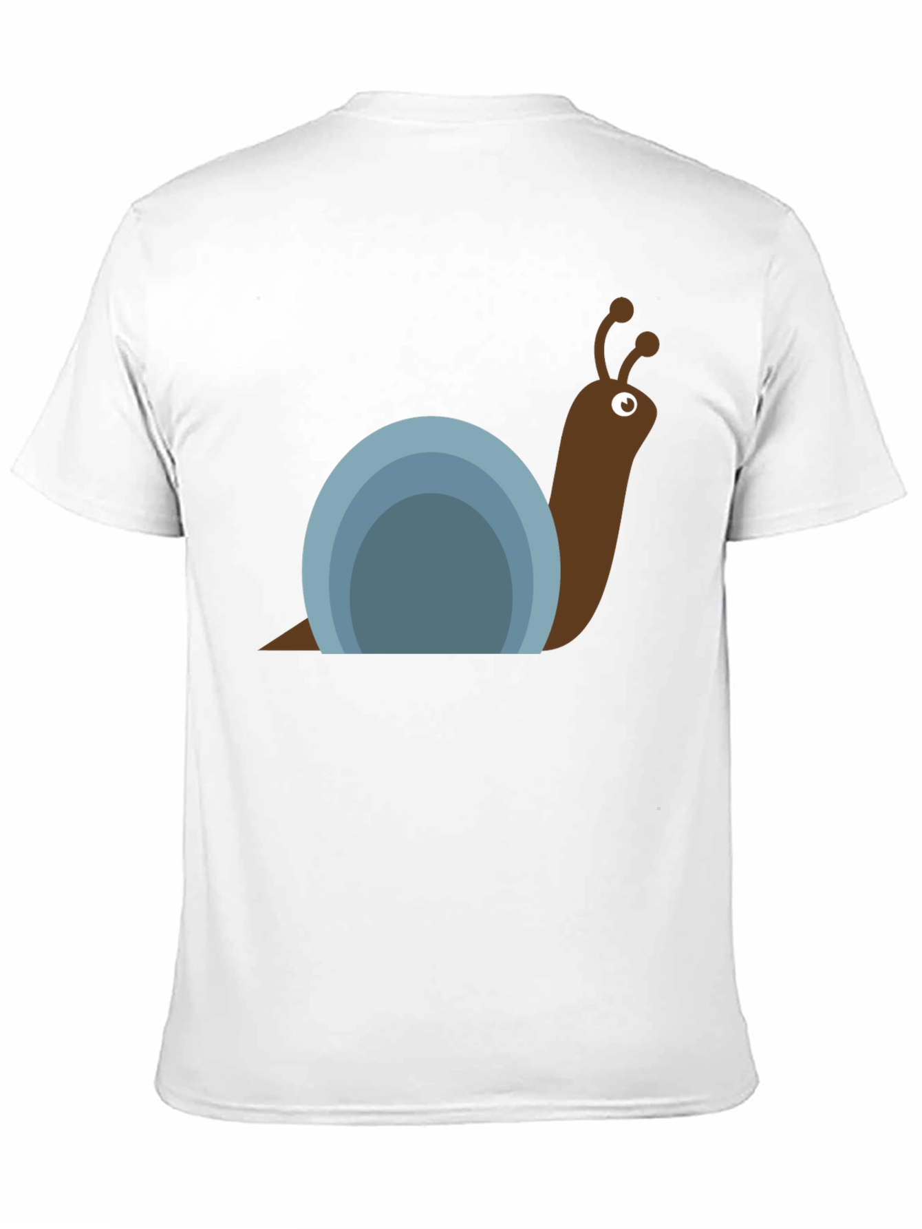 Snail Graphic Tee - Casual Cotton T-Shirt