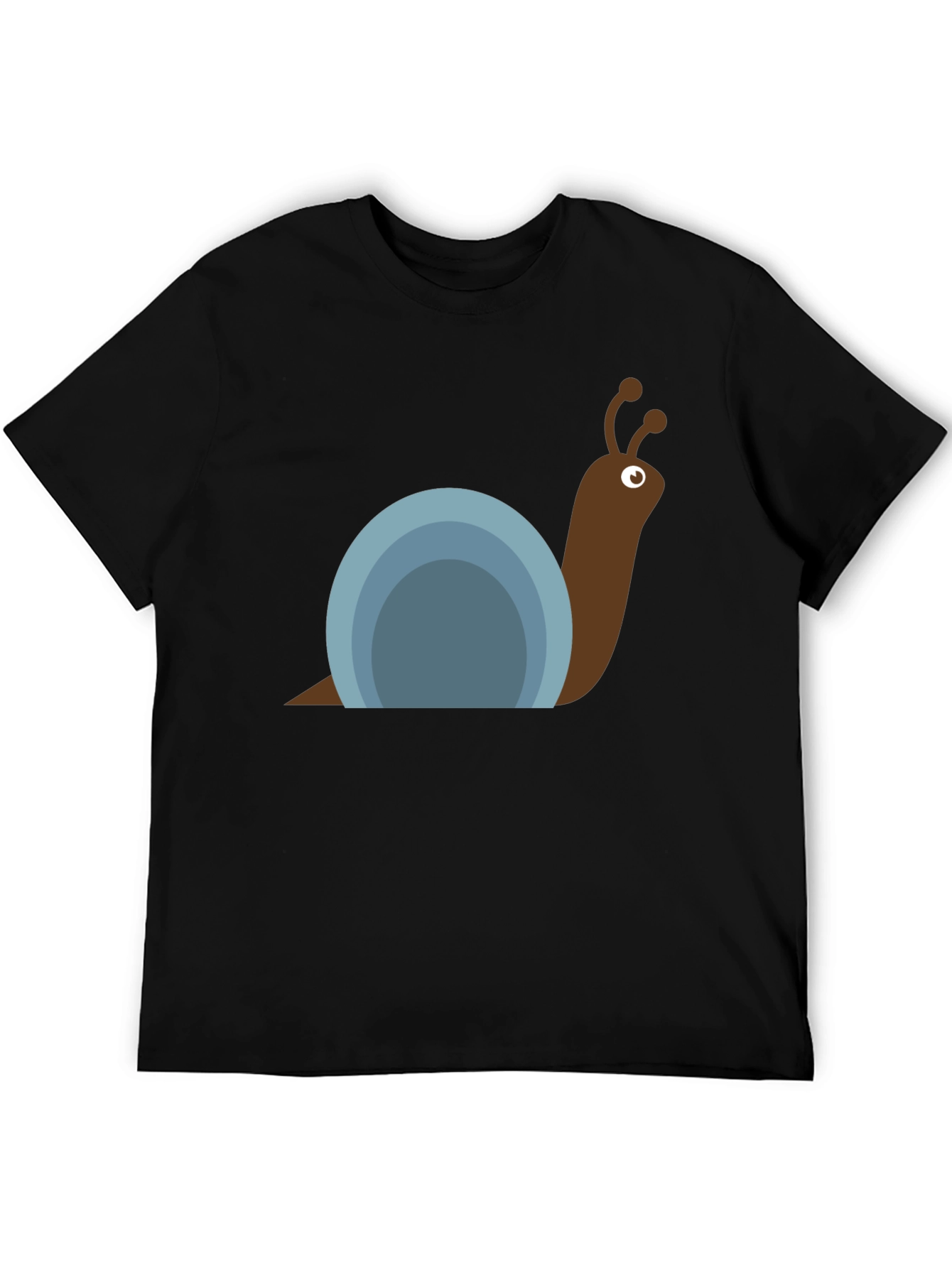 Snail Graphic Tee - Casual Cotton T-Shirt