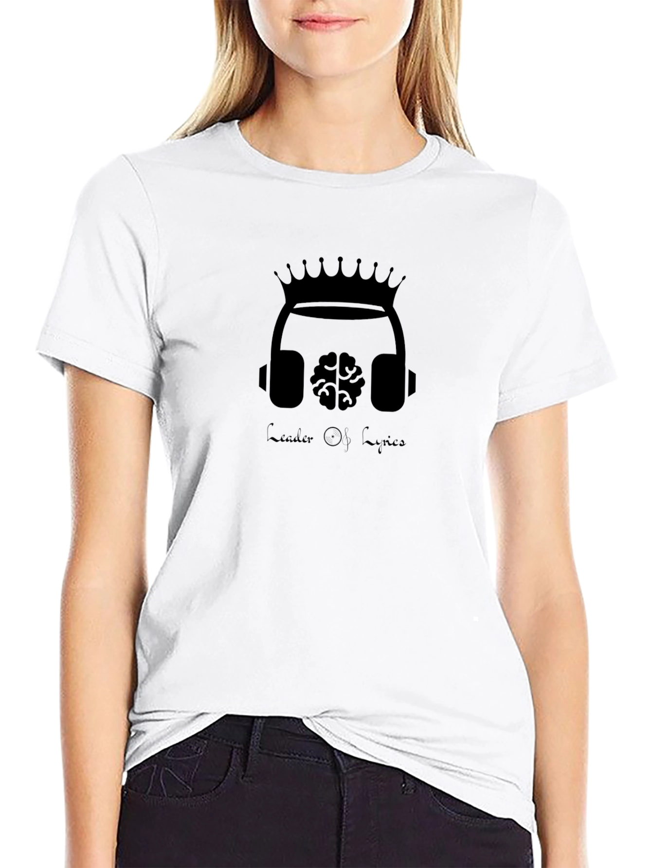Leader of Lyrics Black T-Shirt