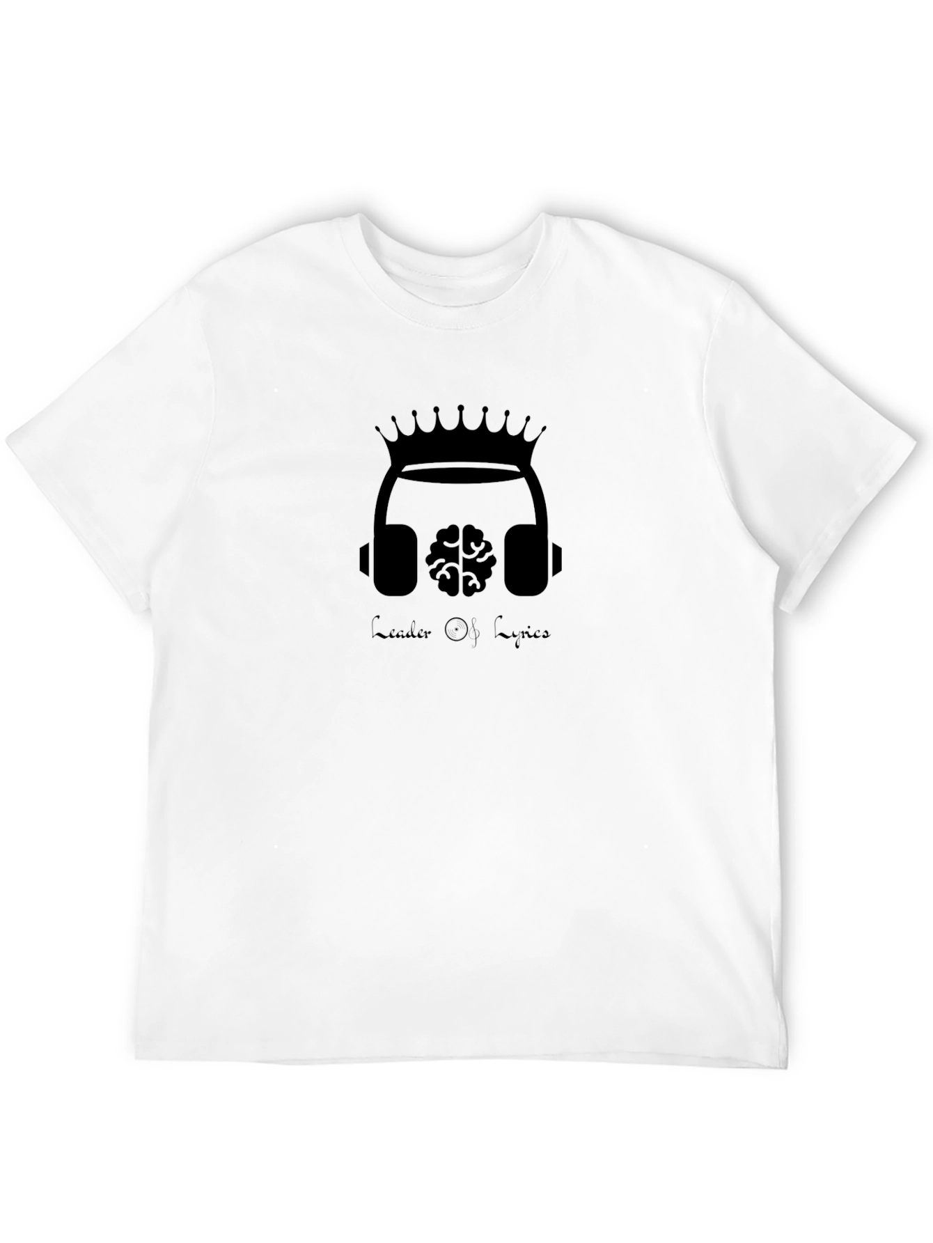 Leader of Lyrics Black T-Shirt