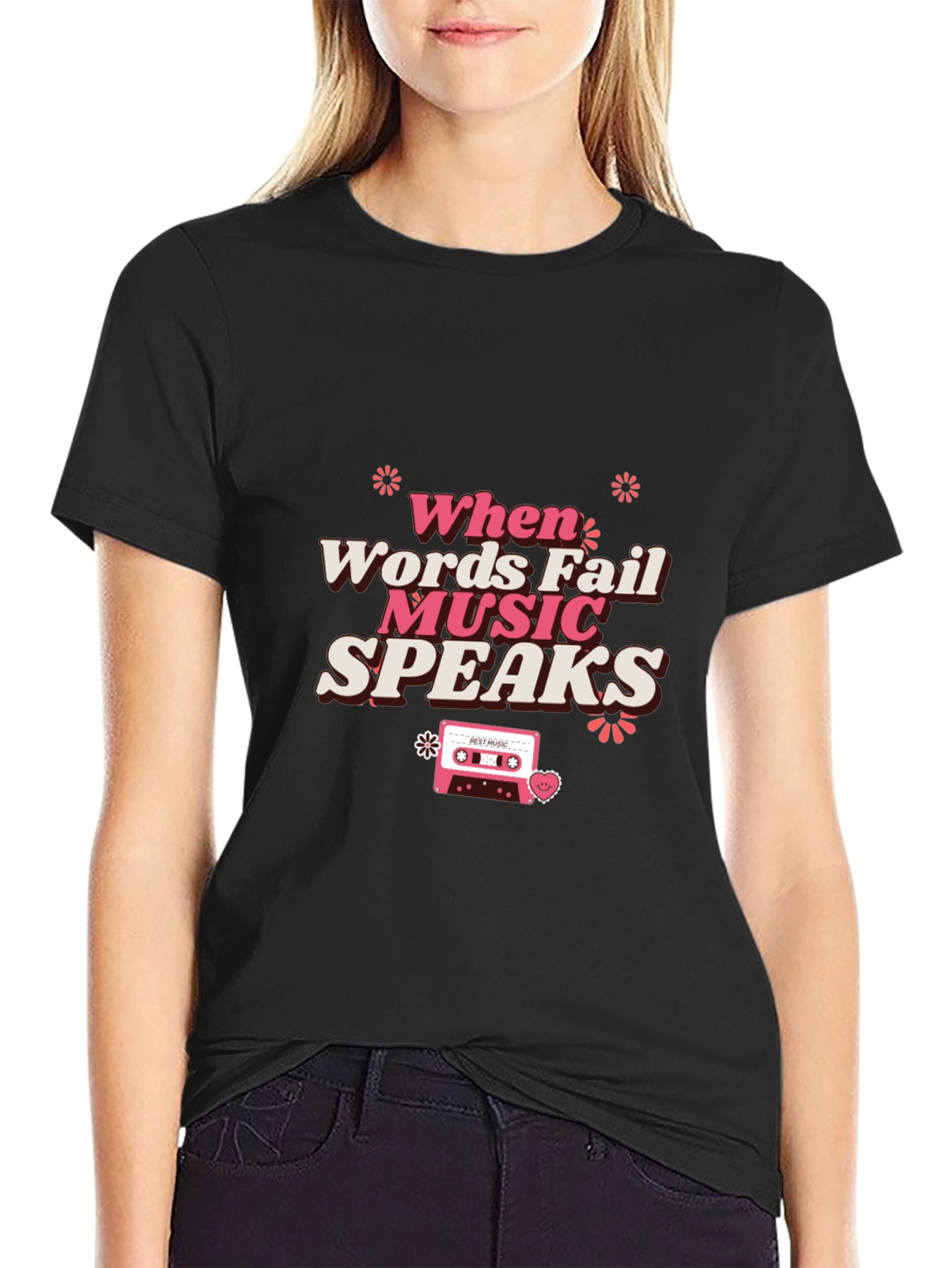Music Speaks Graphic Tee - Stylish Comfort