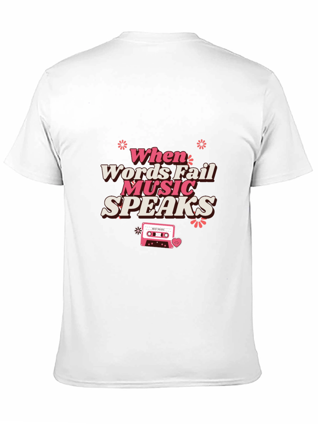Music Speaks Graphic Tee - Stylish Comfort