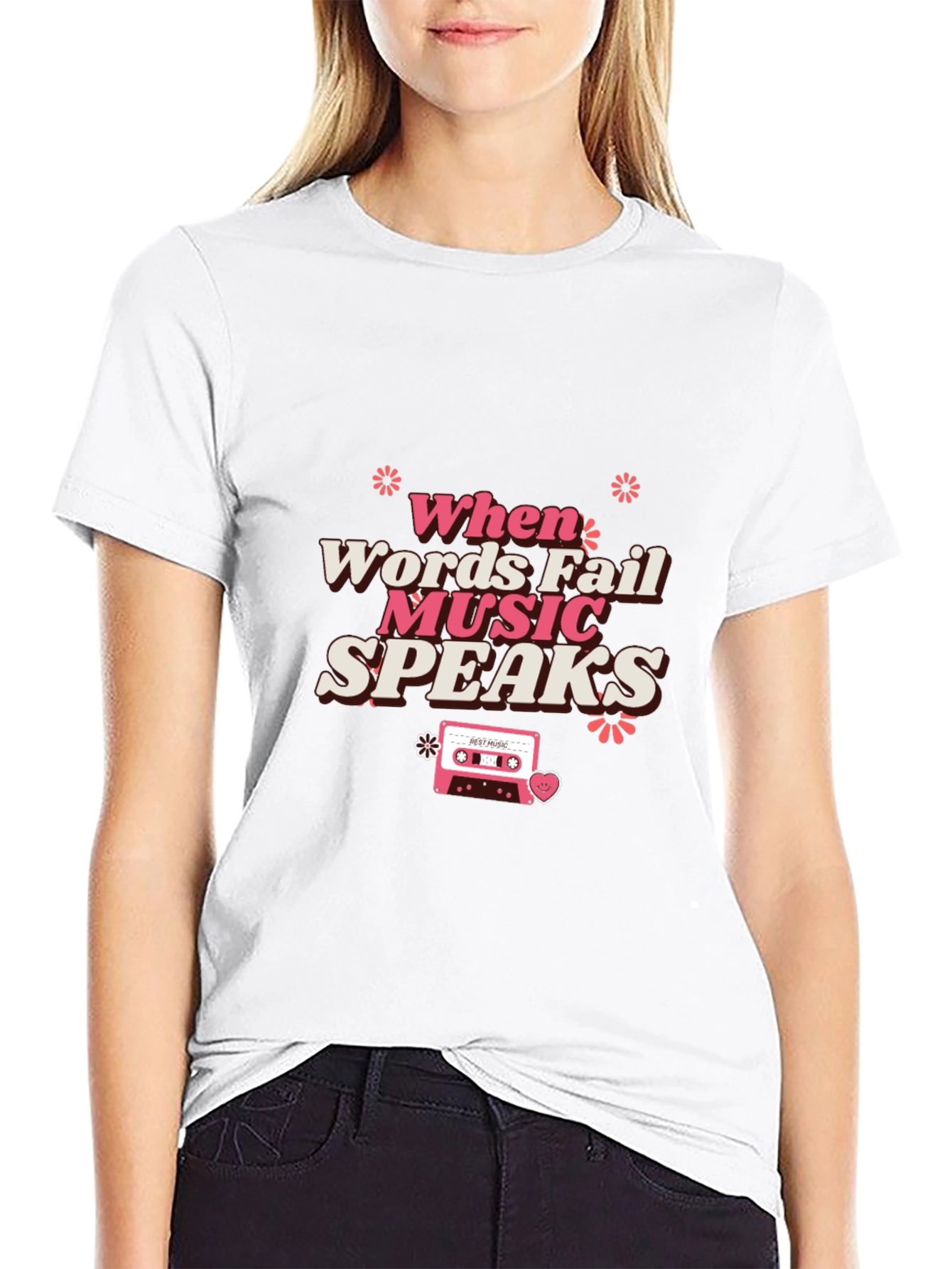 Music Speaks Graphic Tee - Stylish Comfort