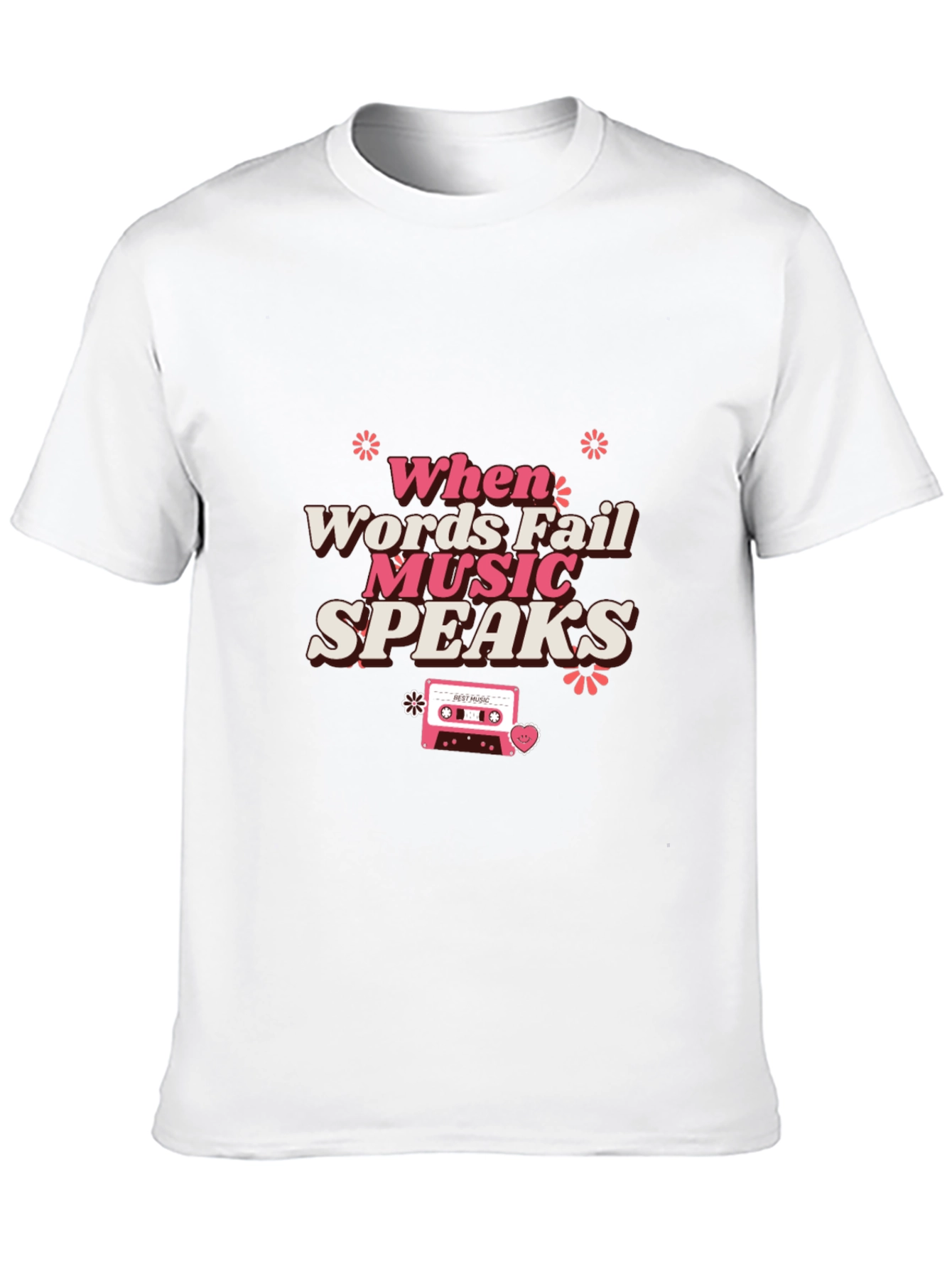 Music Speaks Graphic Tee - Stylish Comfort