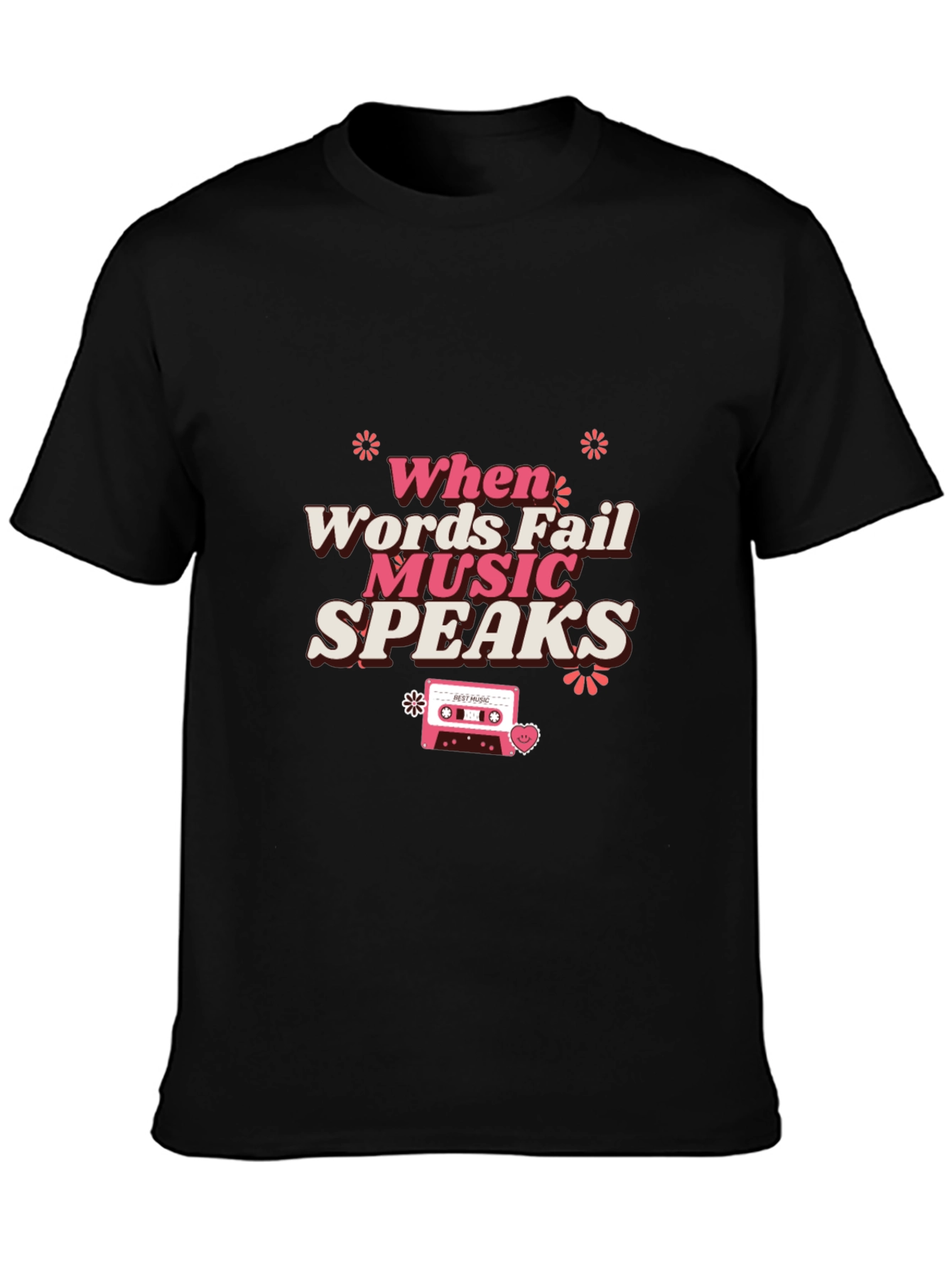Music Speaks Graphic Tee - Stylish Comfort