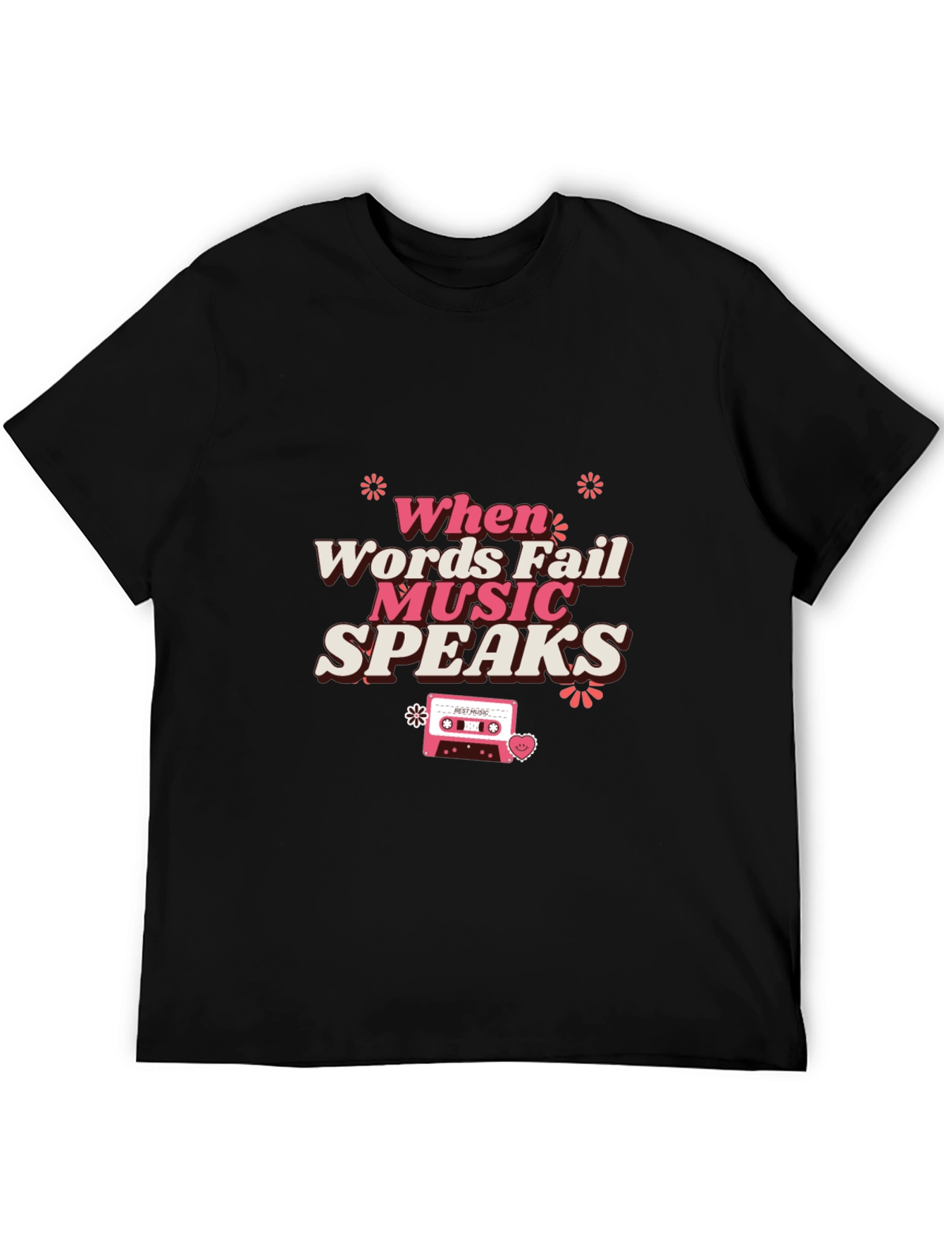 Music Speaks Graphic Tee - Stylish Comfort