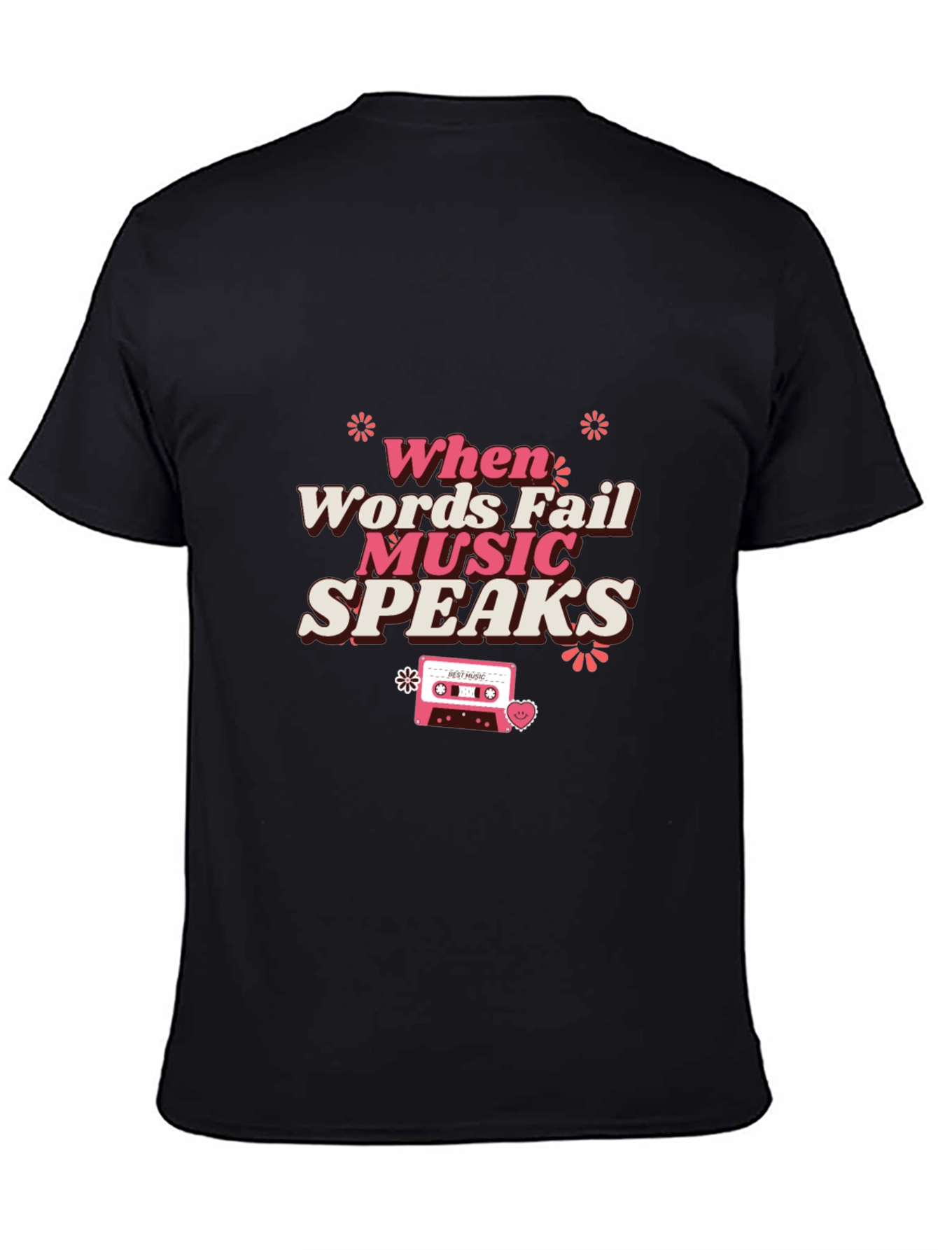 Music Speaks Graphic Tee - Stylish Comfort