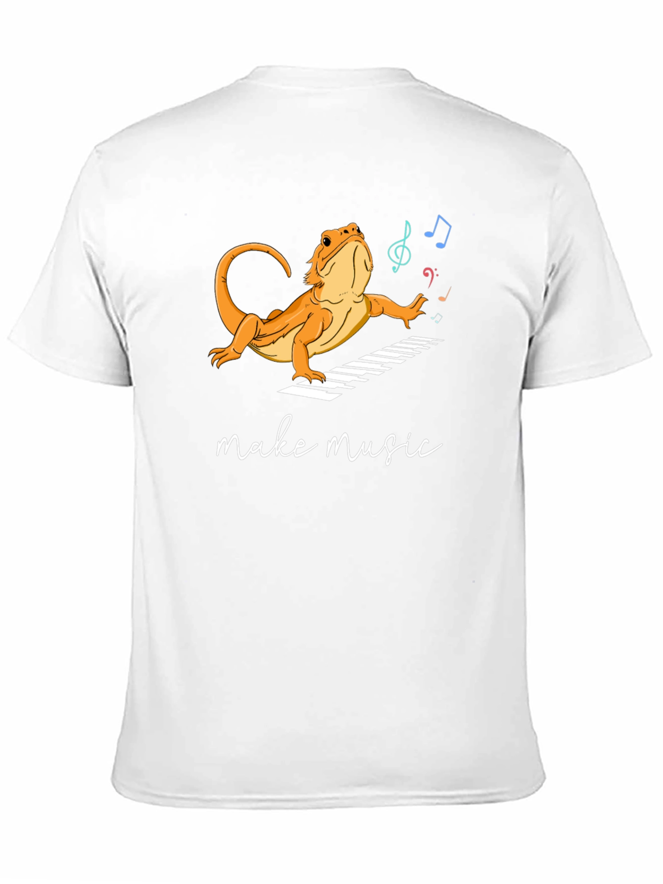 Lizard Musician T-Shirt - Make Music!