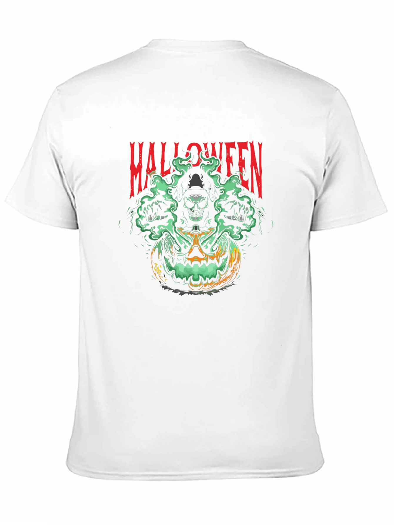 Halloween Graphic T-Shirt - Skull Pumpkin