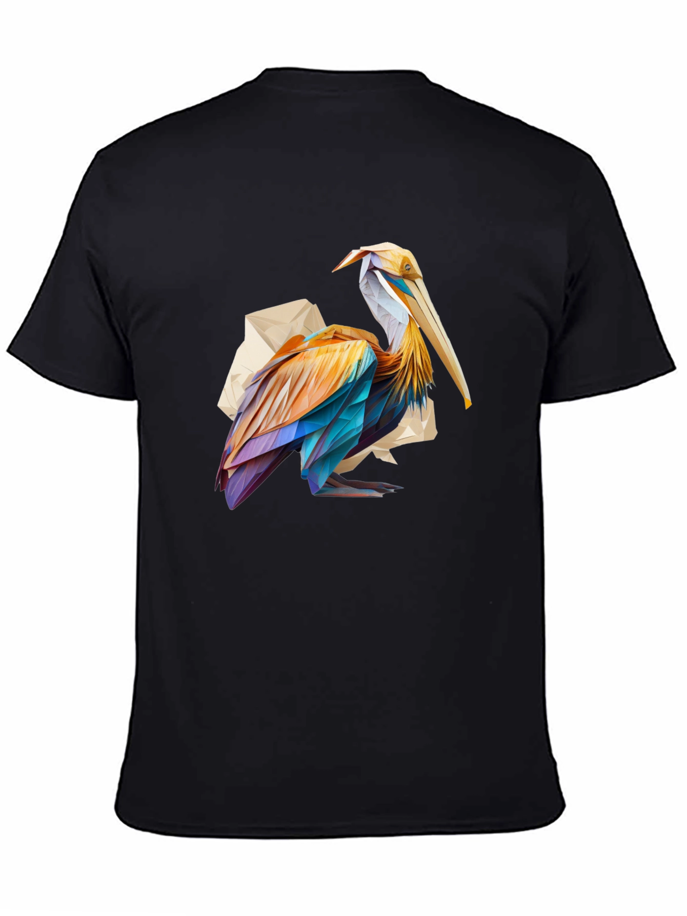 Pelican Graphic Tee - Modern Art Style