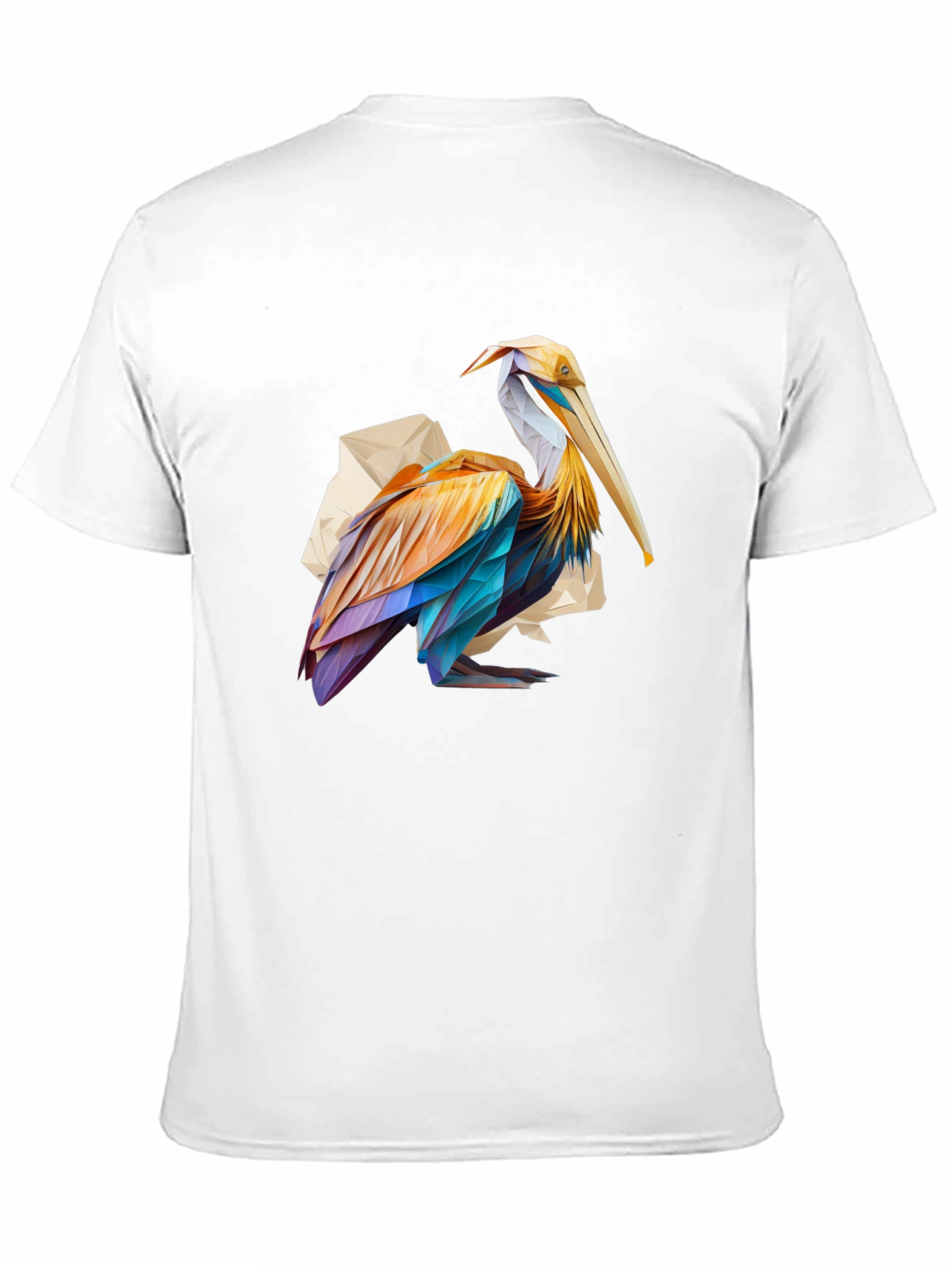 Pelican Graphic Tee - Modern Art Style