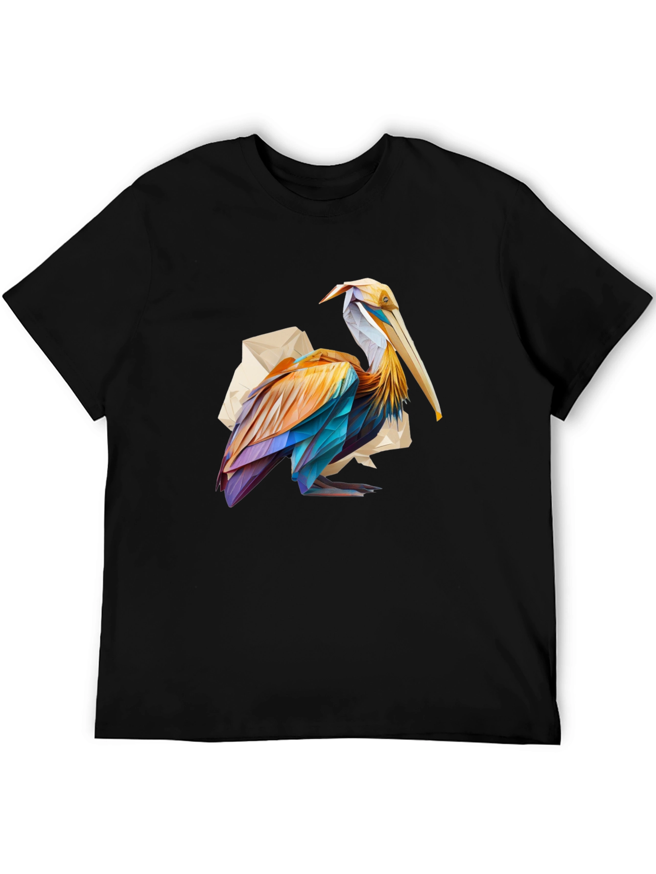 Pelican Graphic Tee - Modern Art Style