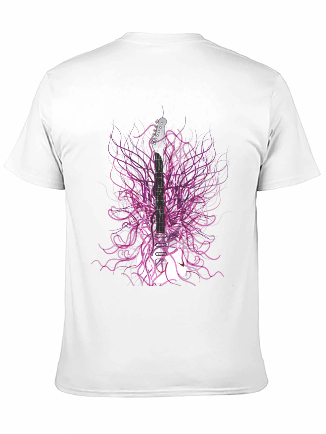 Guitar Art Tee - Electric Guitar T-Shirt