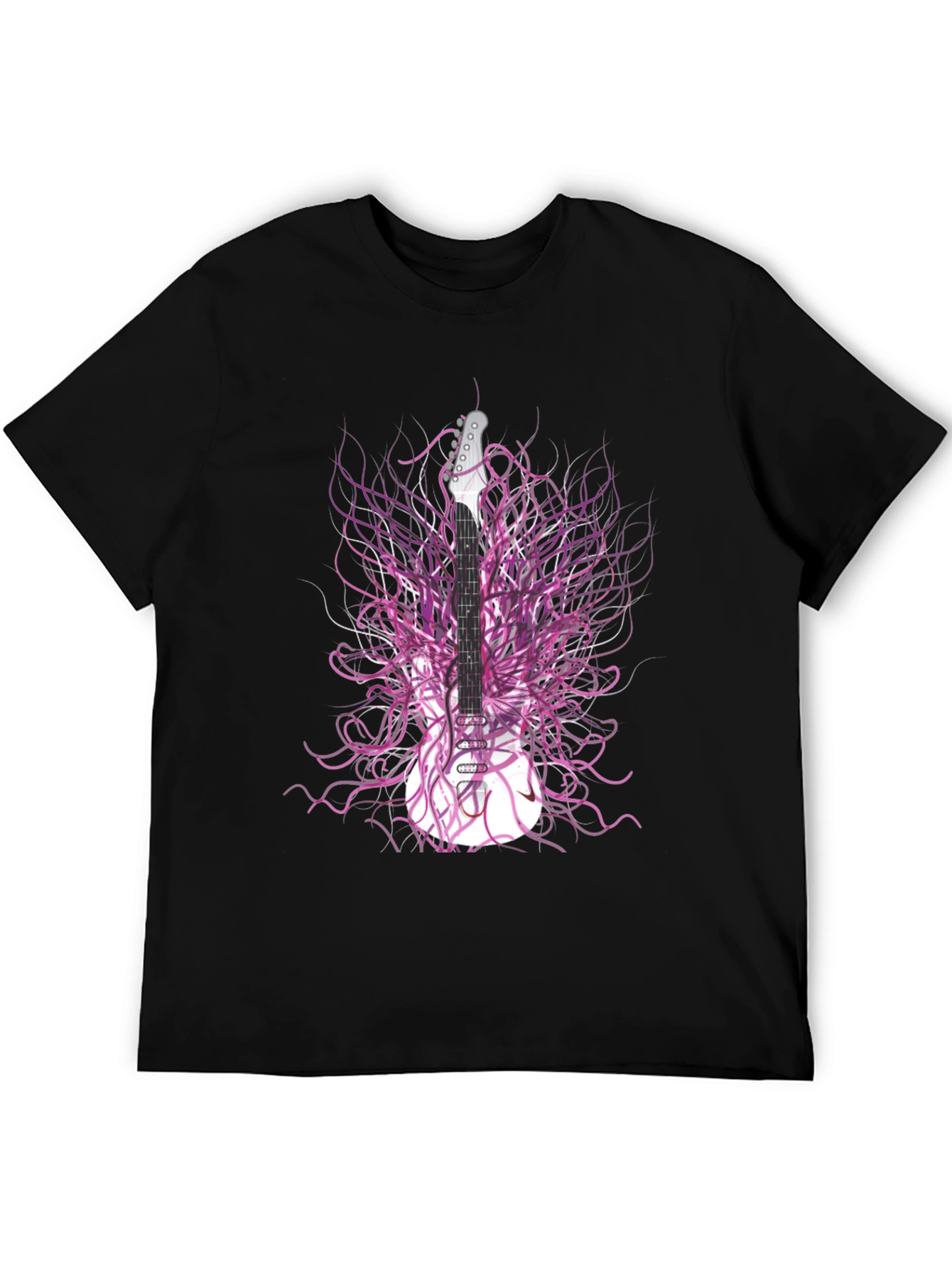 Guitar Art Tee - Electric Guitar T-Shirt
