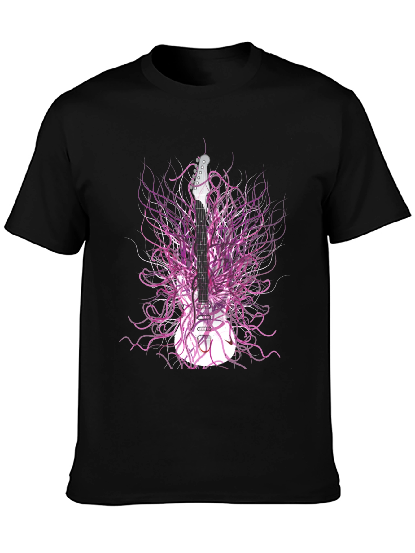 Guitar Art Tee - Electric Guitar T-Shirt