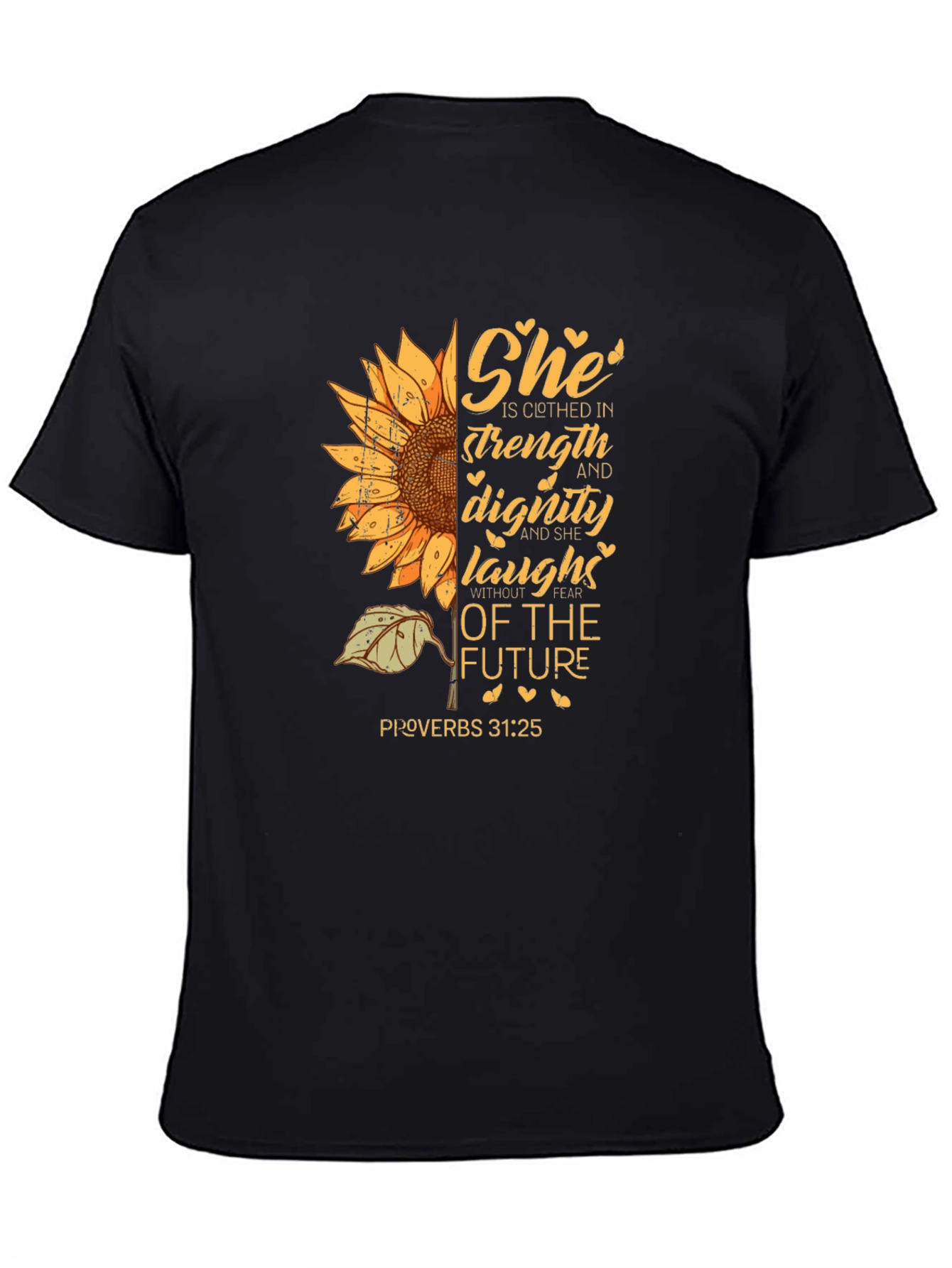 She is Clothed in Strength T-Shirt