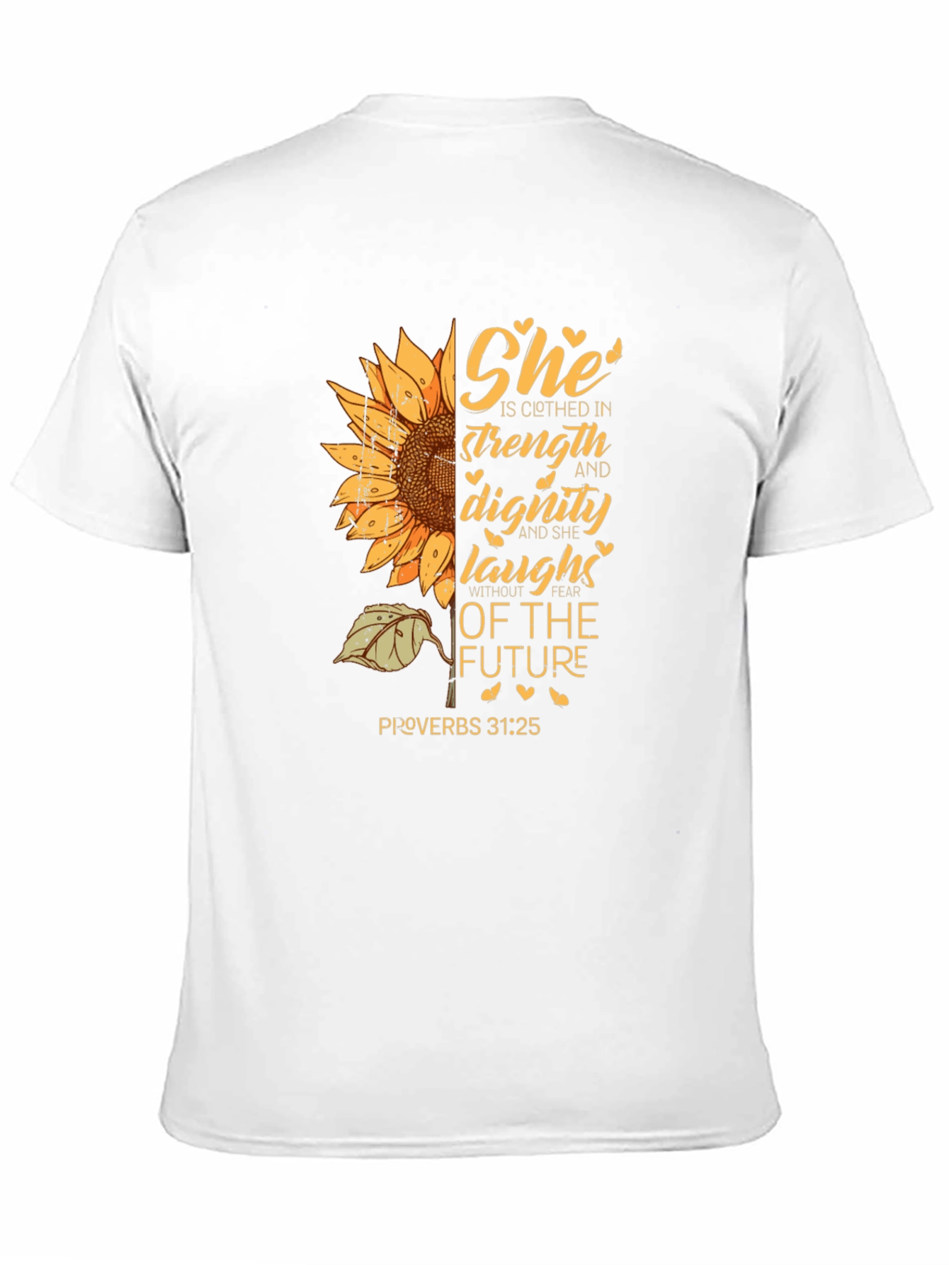 She is Clothed in Strength T-Shirt