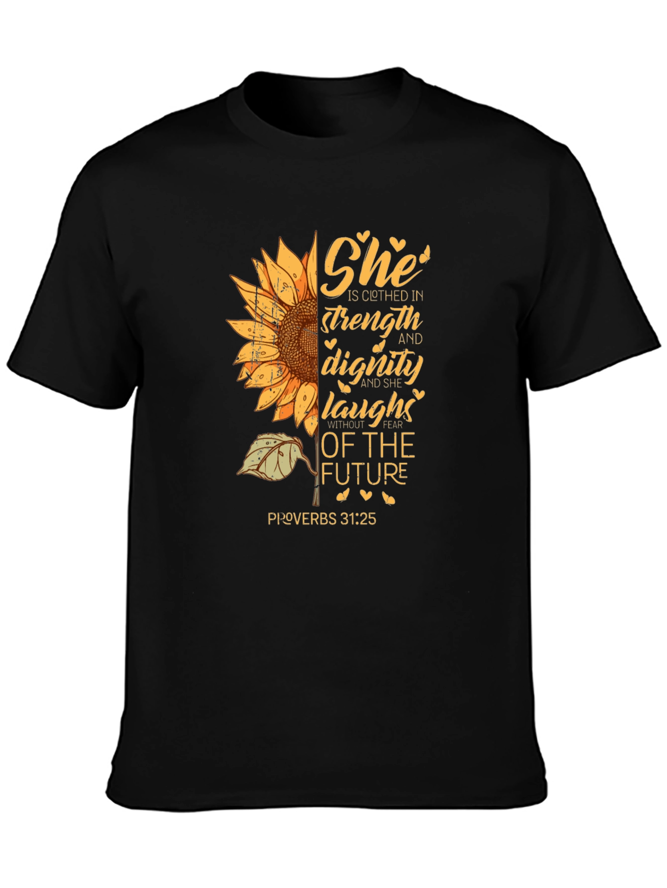 She is Clothed in Strength T-Shirt