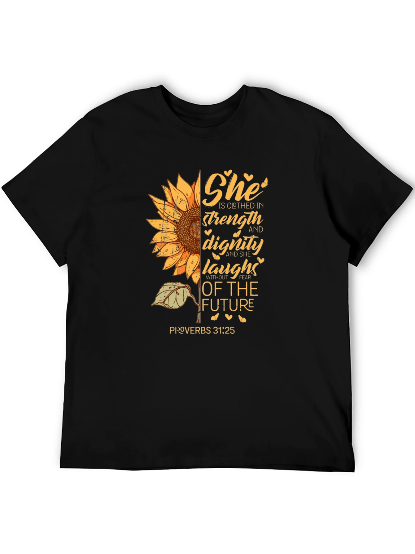She is Clothed in Strength T-Shirt