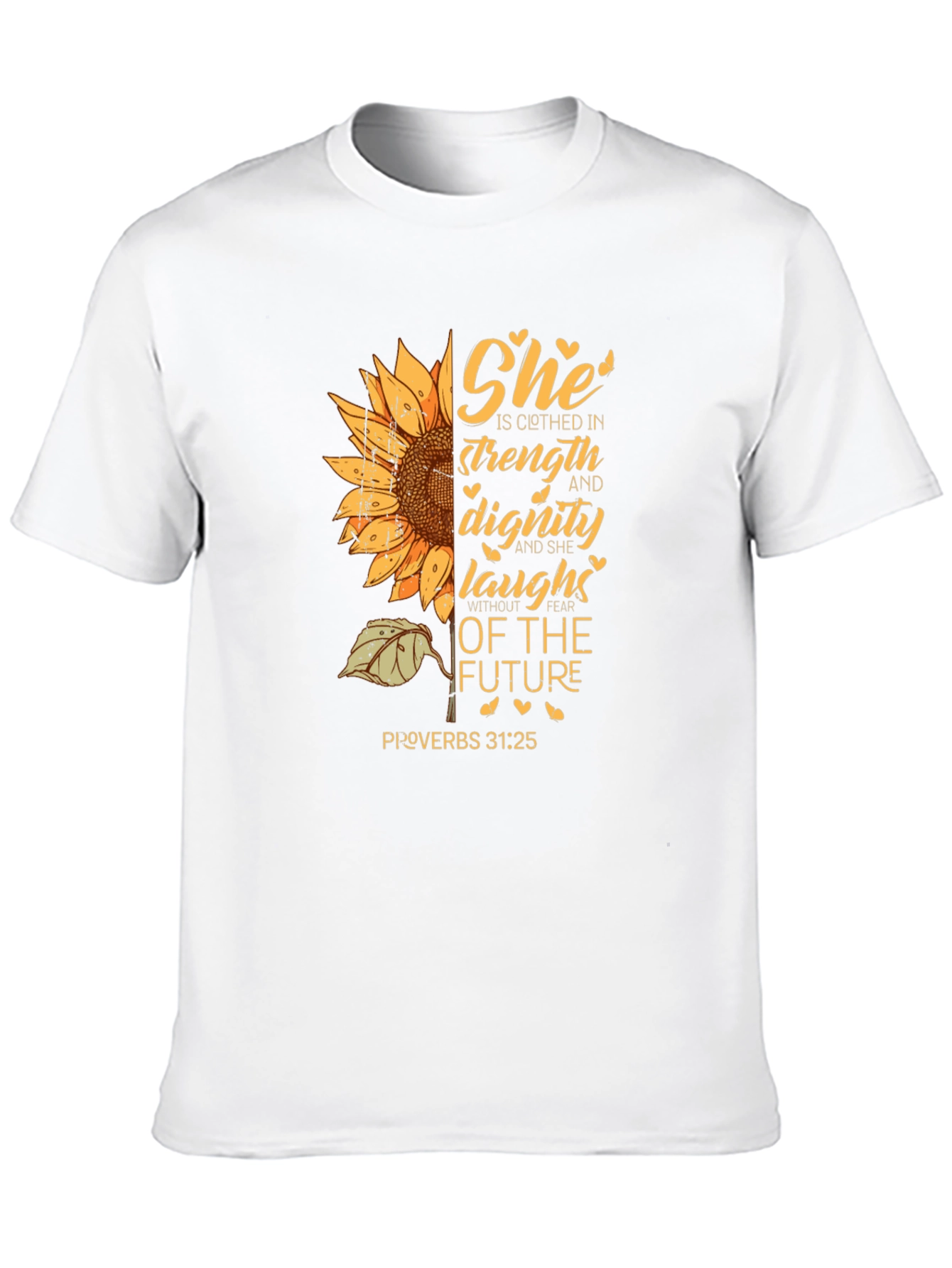 She is Clothed in Strength T-Shirt