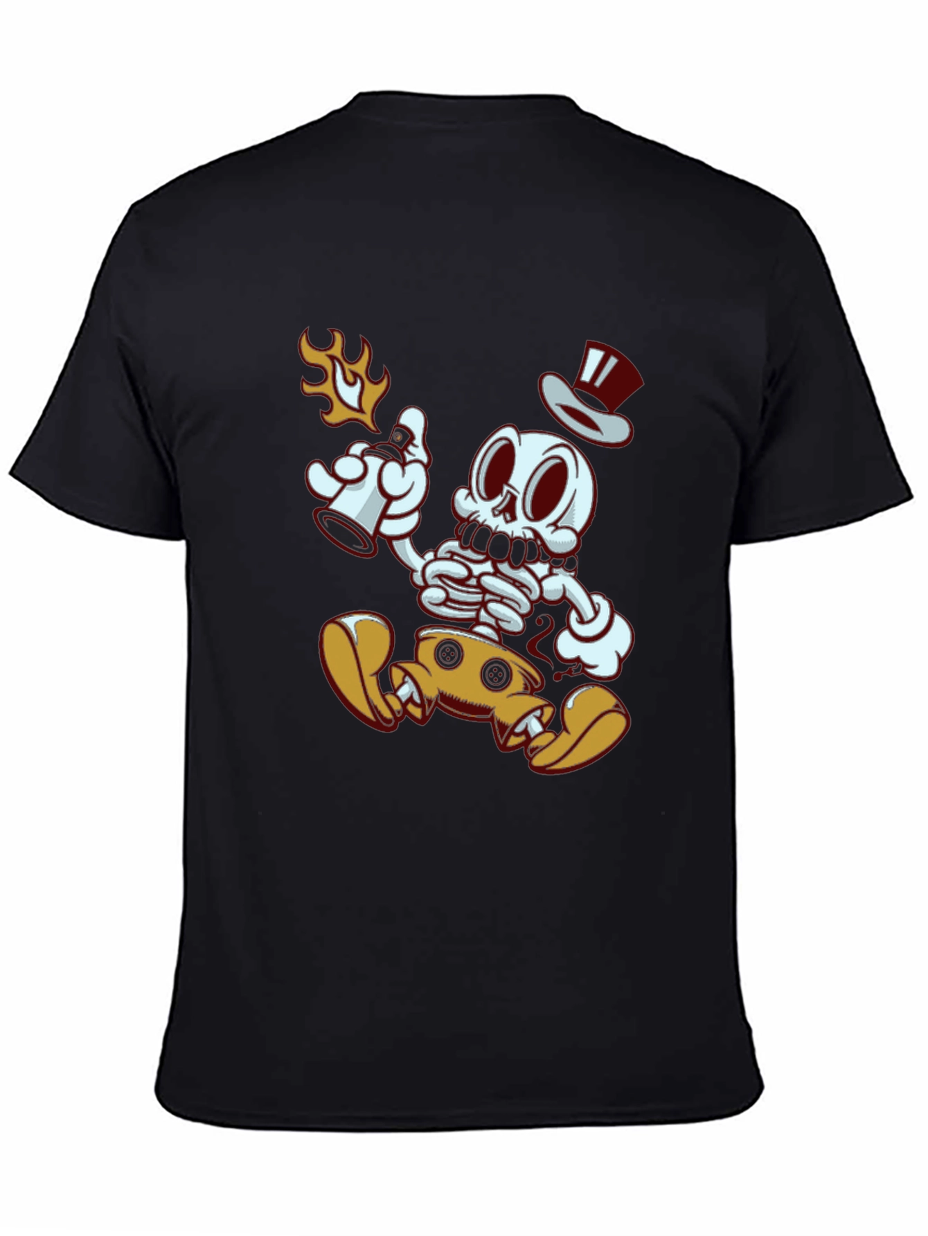 Mickey Skeleton Black T-Shirt