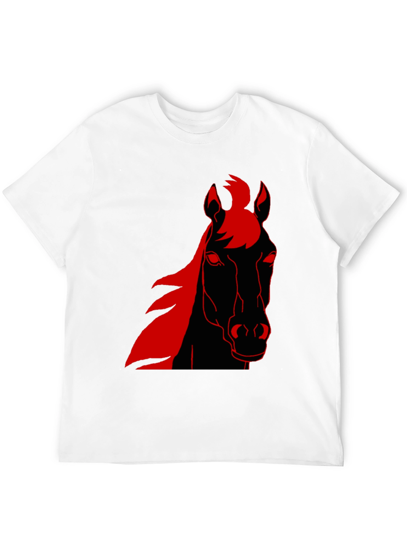 Bold Horse Graphic Tee - Black