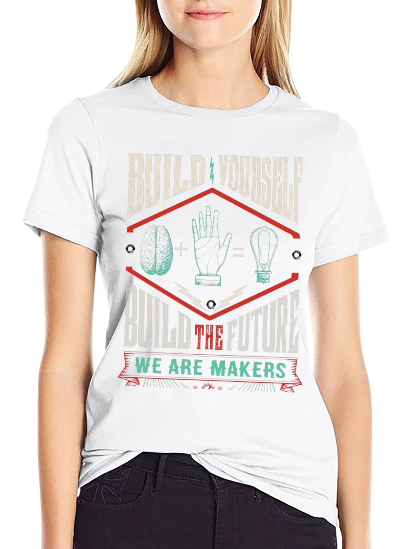 Build Yourself T-Shirt - Maker Design