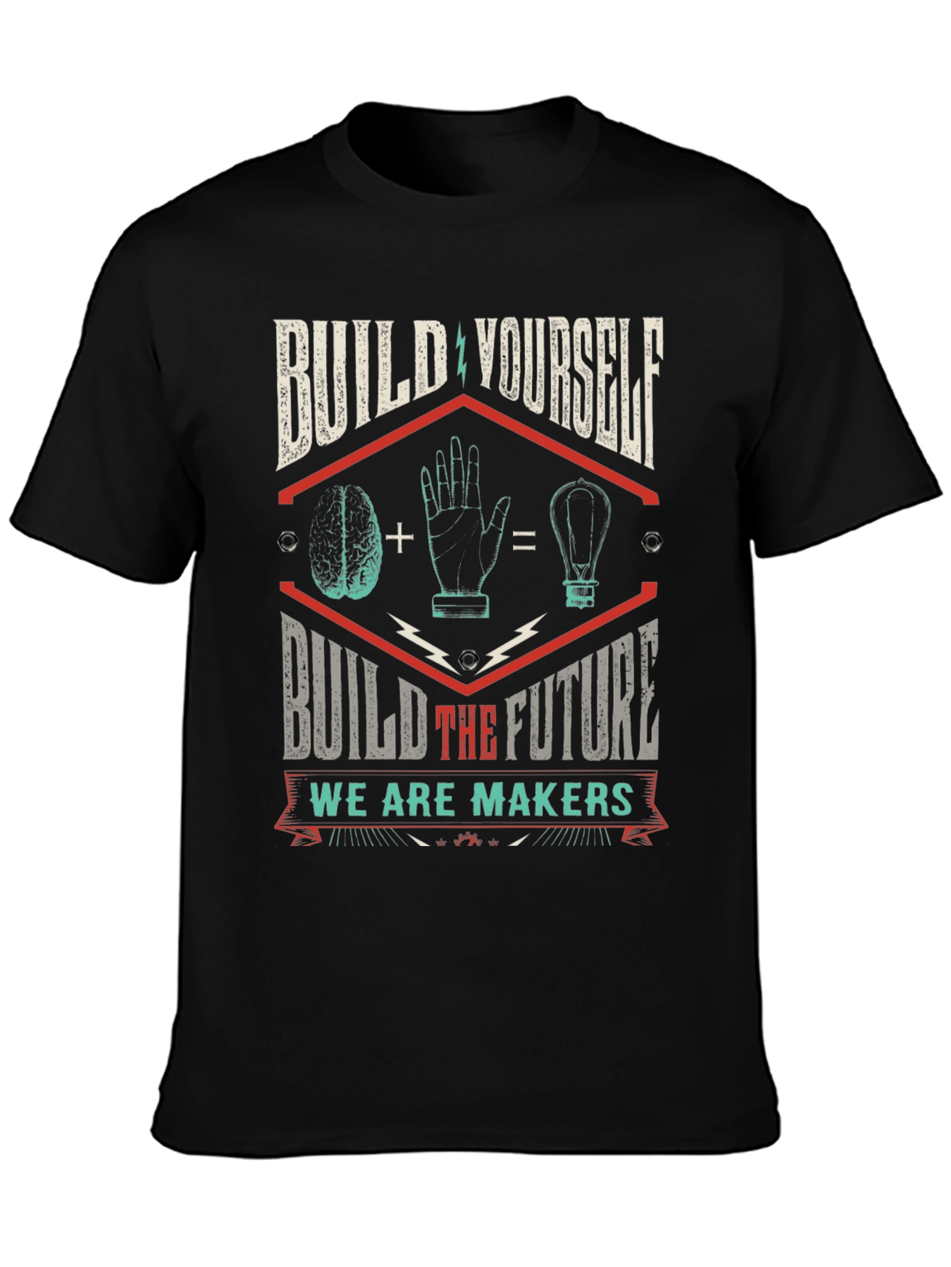 Build Yourself T-Shirt - Maker Design