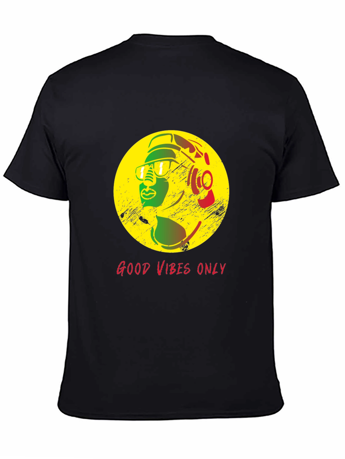 Good Vibes Only Rasta T-Shirt - Stylish Reggae Design
