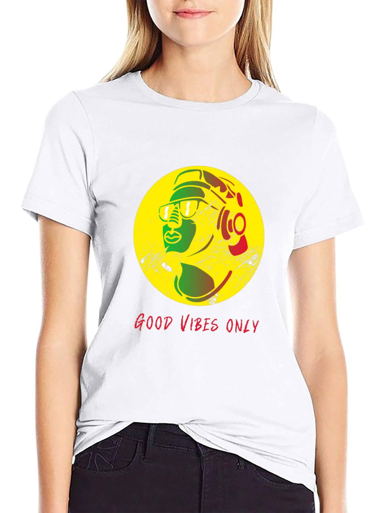 Good Vibes Only Rasta T-Shirt - Stylish Reggae Design