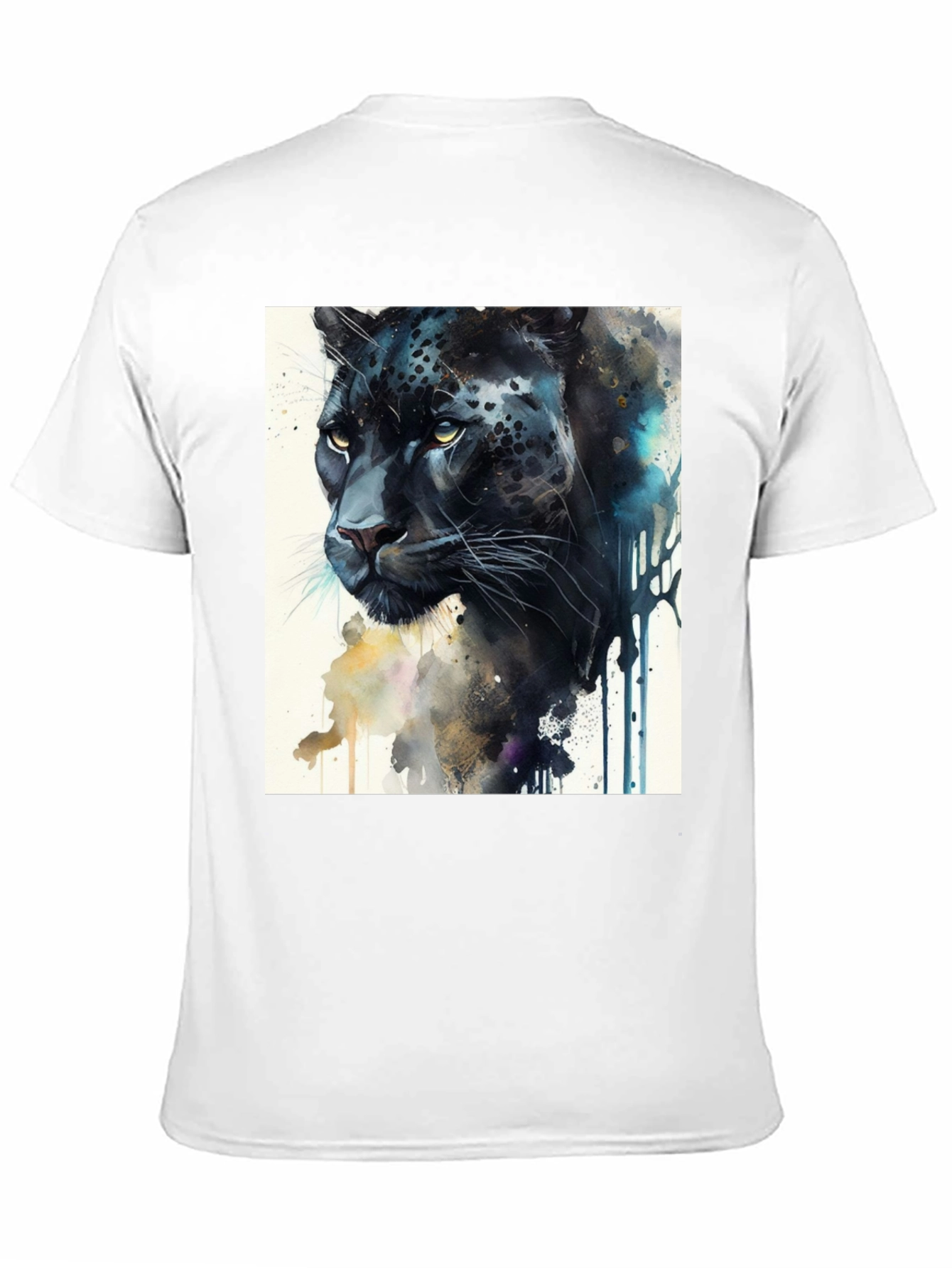 Black Panther Artistic Graphic T-Shirt