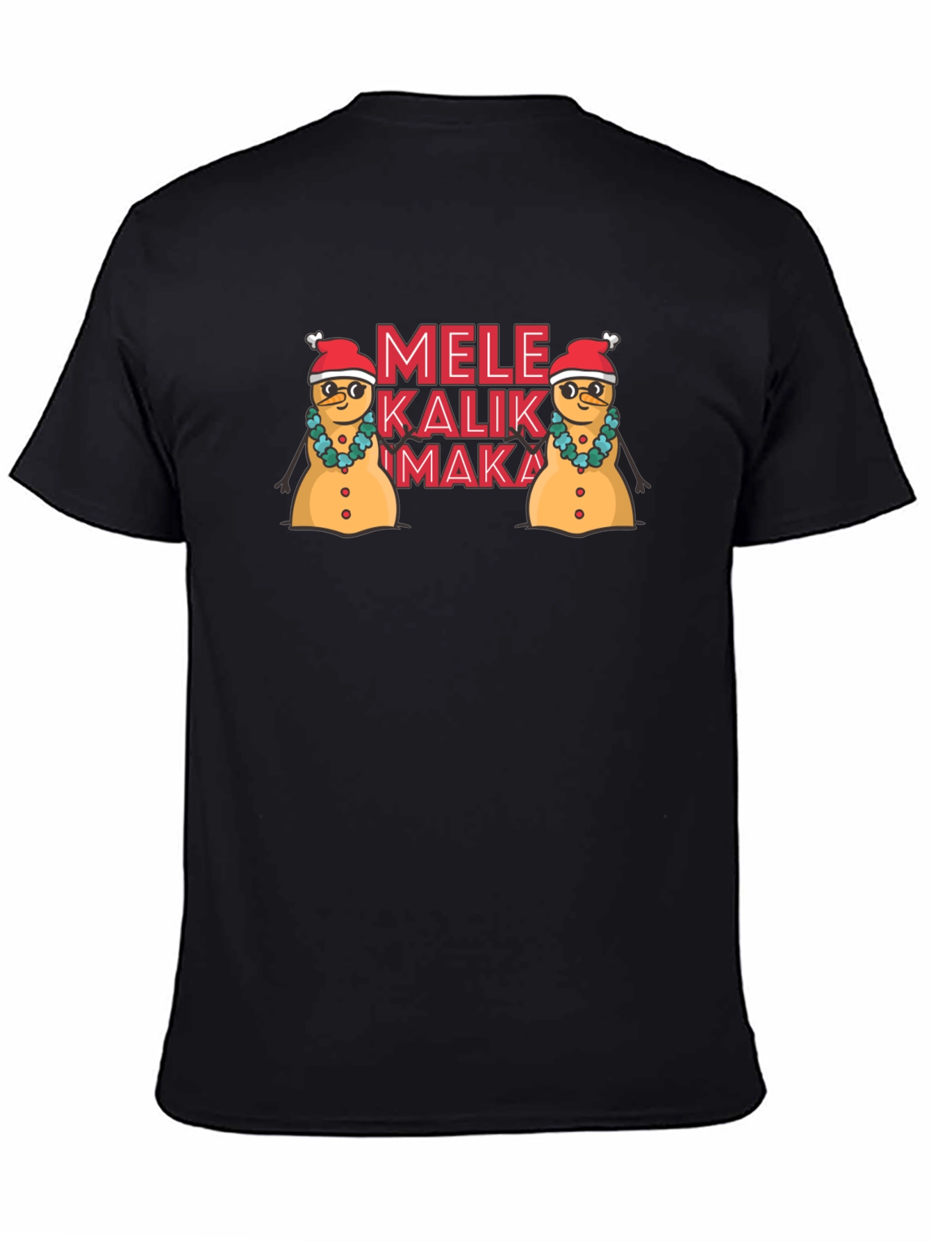 Mele Kalikimaka Snowman Holiday T-Shirt