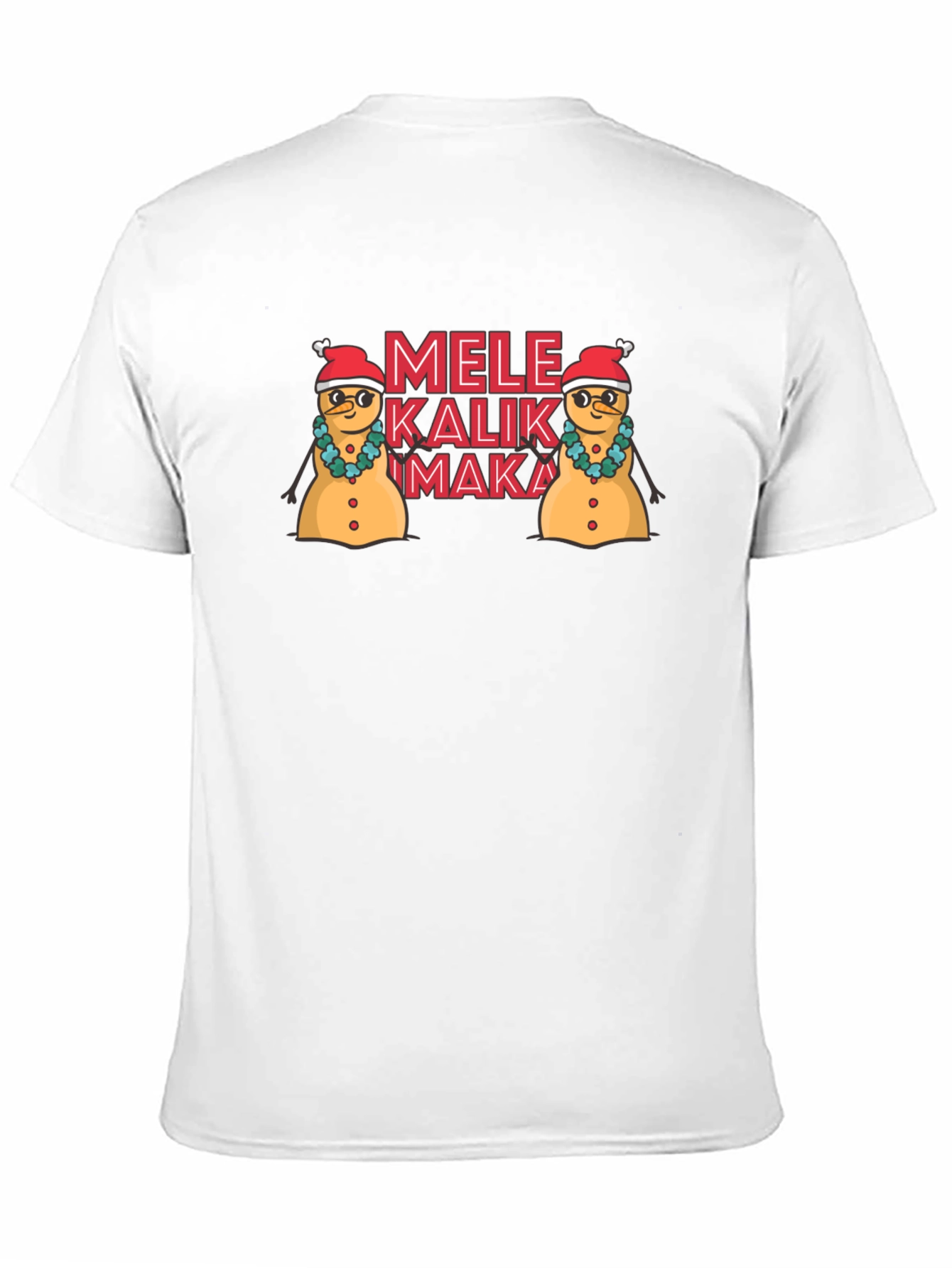 Mele Kalikimaka Snowman Holiday T-Shirt