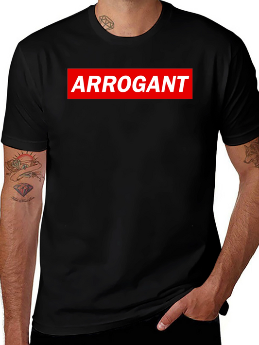 Arrogant Graphic Tee - Bold Streetwear
