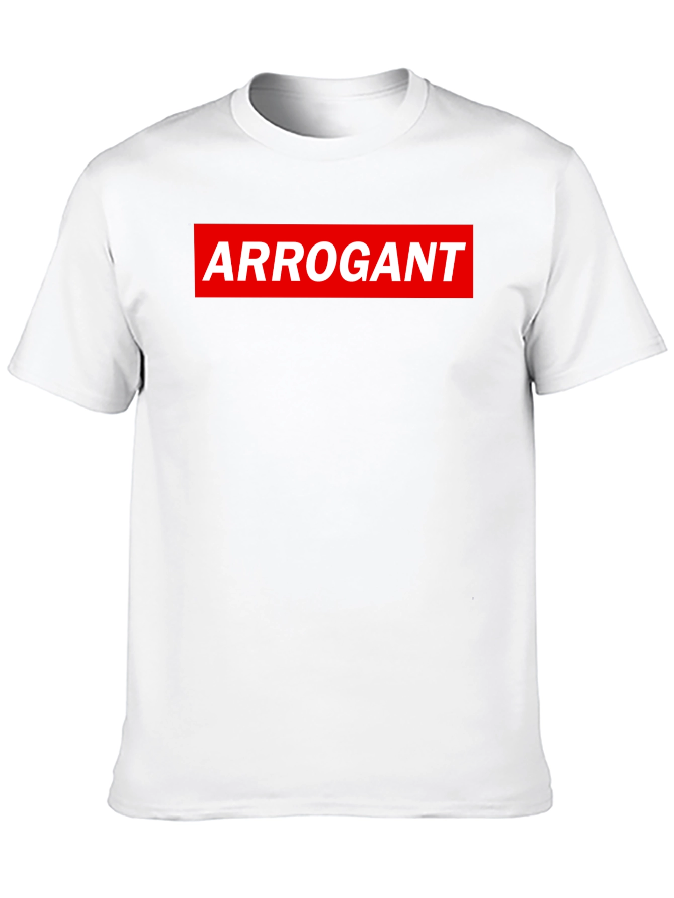Arrogant Graphic Tee - Bold Streetwear
