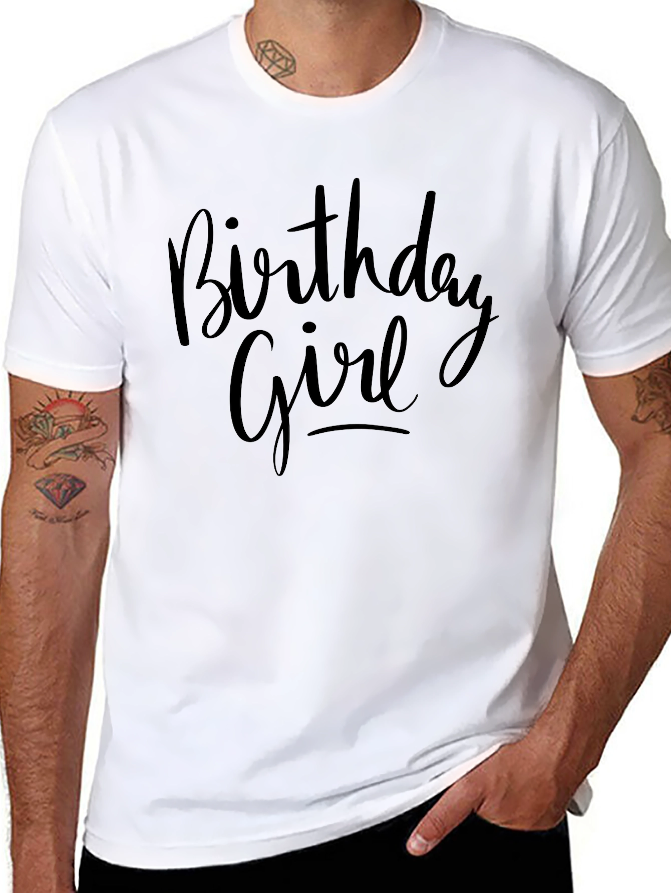 Birthday Girl Black T-Shirt