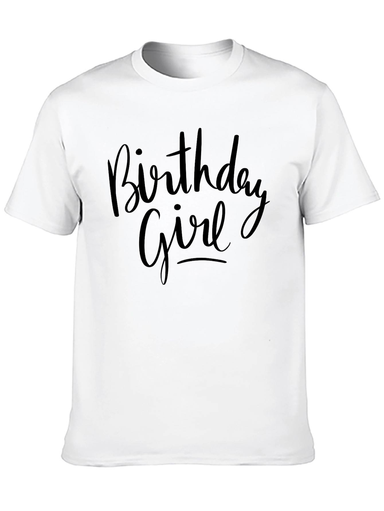 Birthday Girl Black T-Shirt