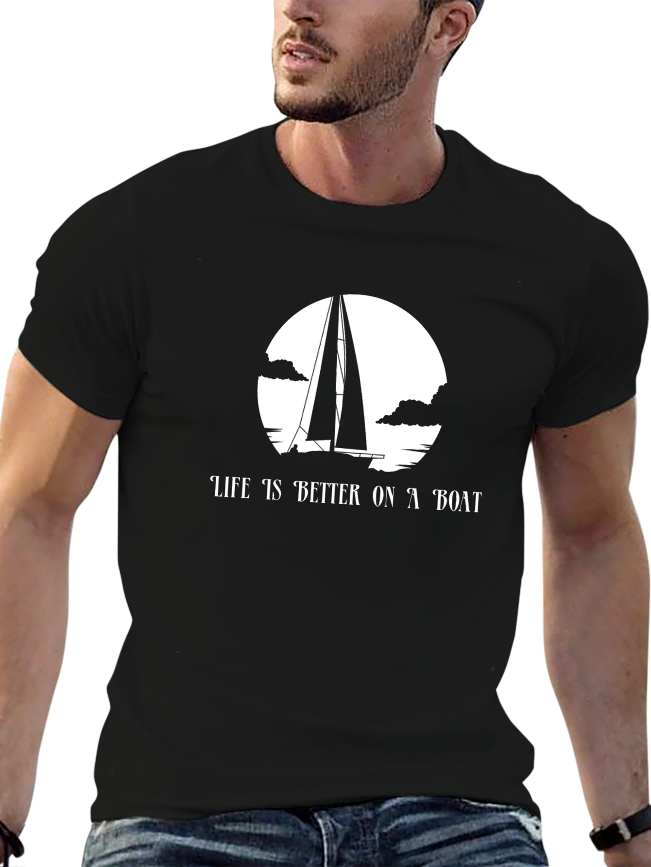 Life is Better on a Boat Graphic T-Shirt