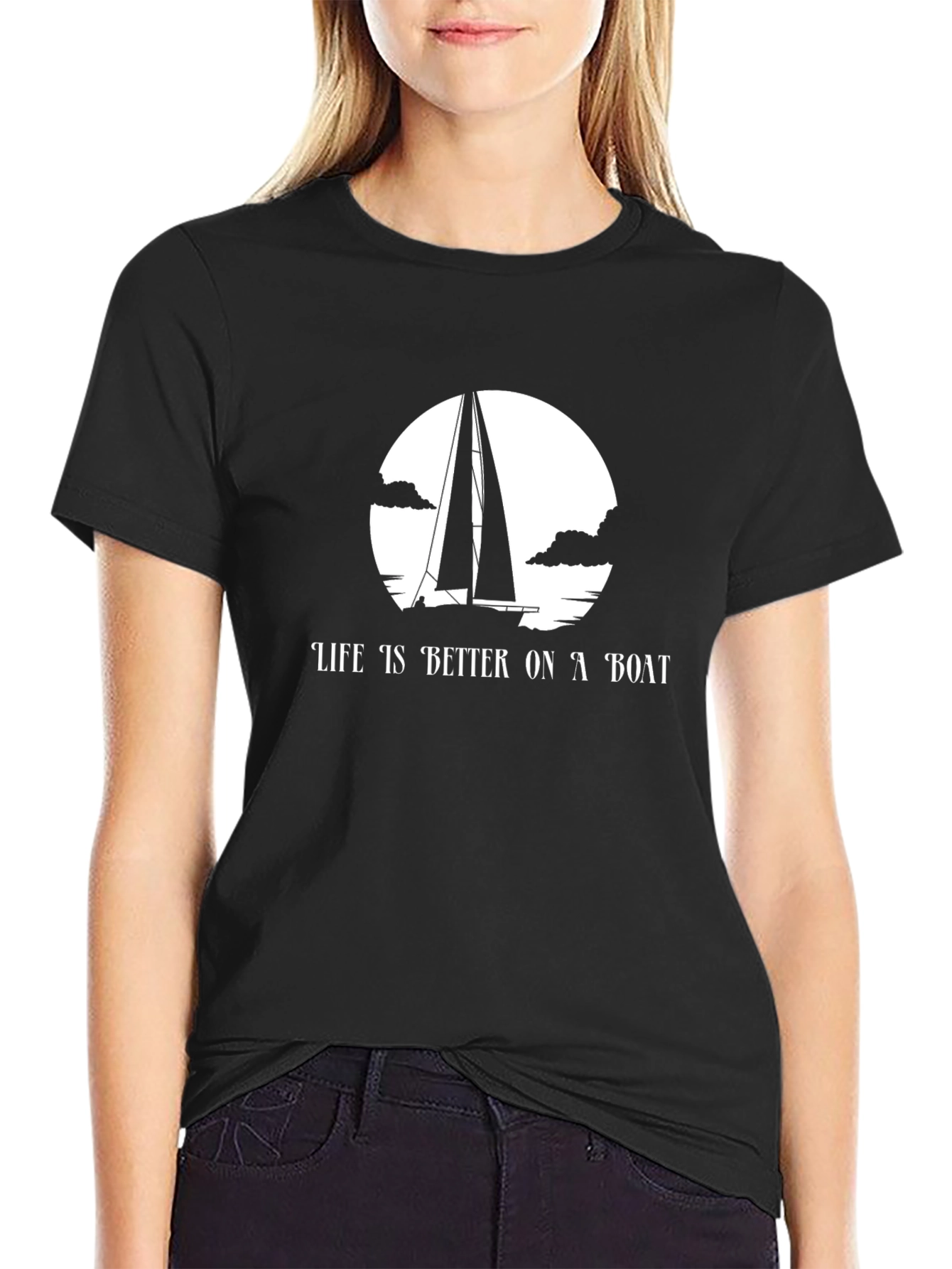 Life is Better on a Boat Graphic T-Shirt